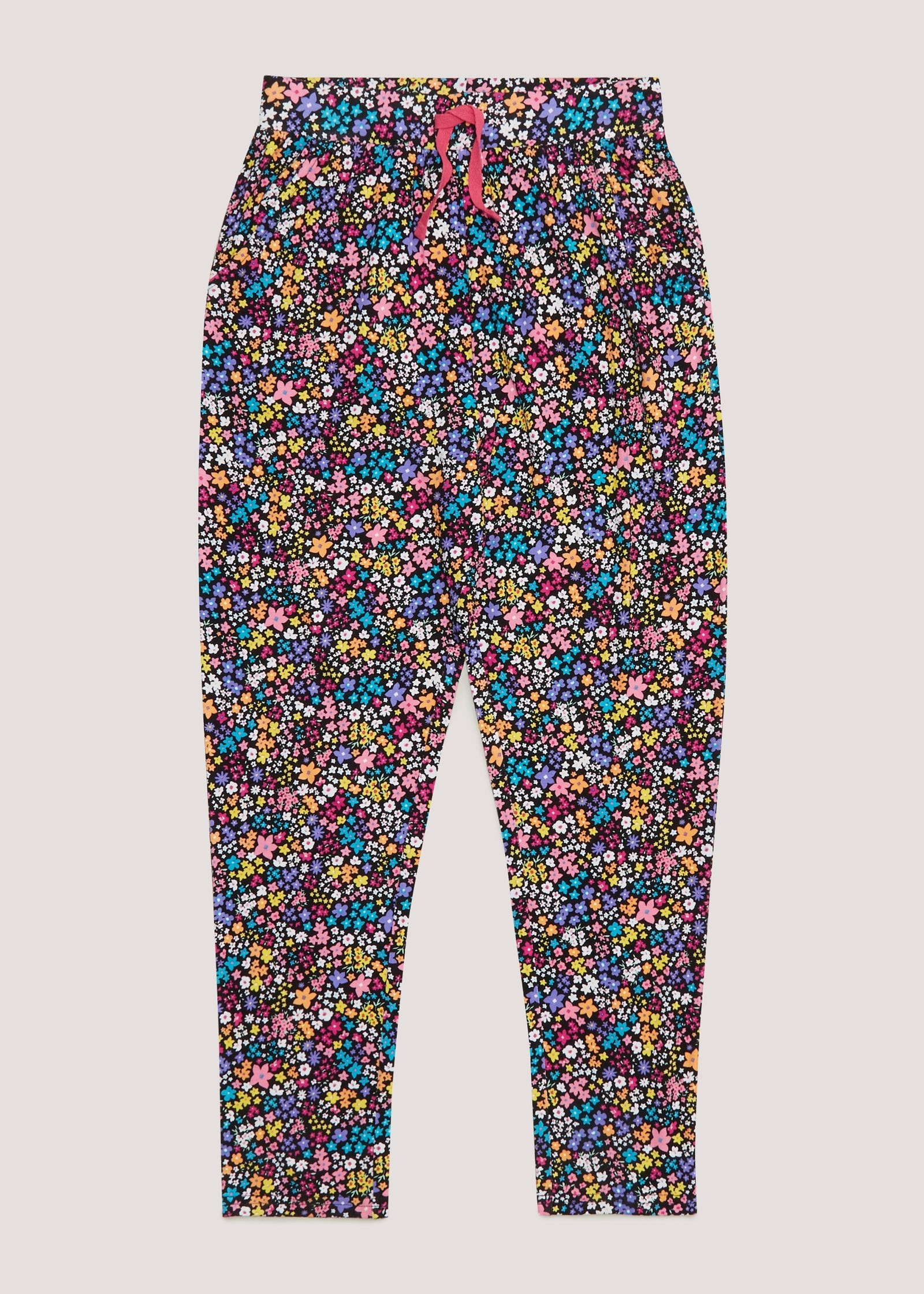 Multicoloured Print Trousers - Matalan