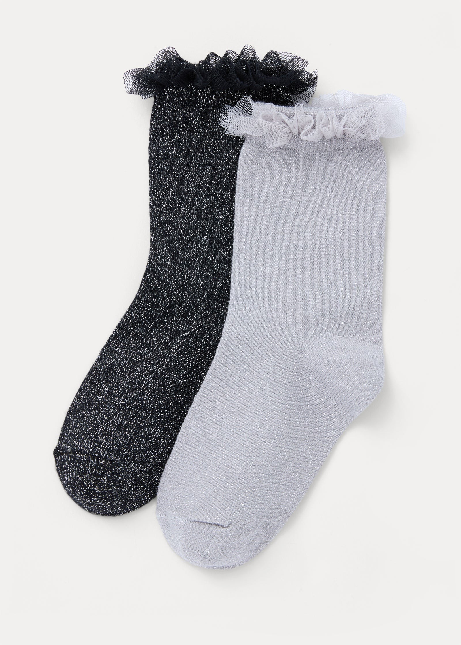 Girls 5 Pack White Heart Ankle Socks (Younger 6-Older 5.5) - Matalan