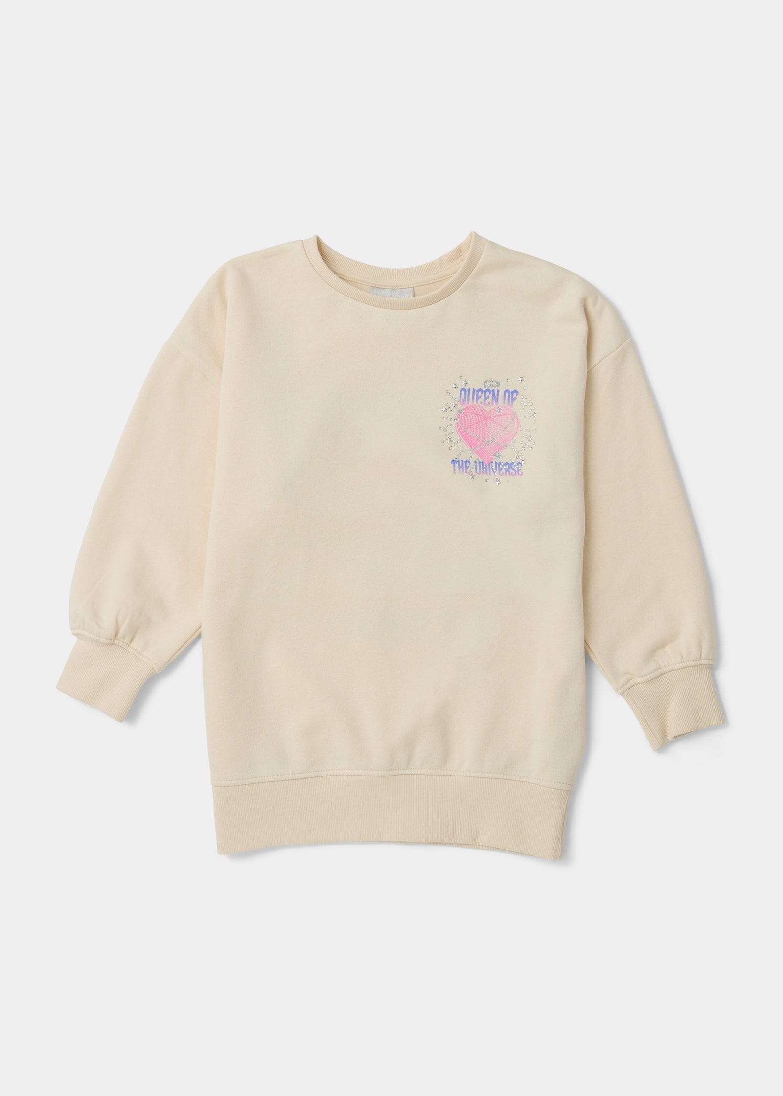 Buy Girls Pink Positive Vibes Sweatshirt & Joggers Set (9mths-6yrs