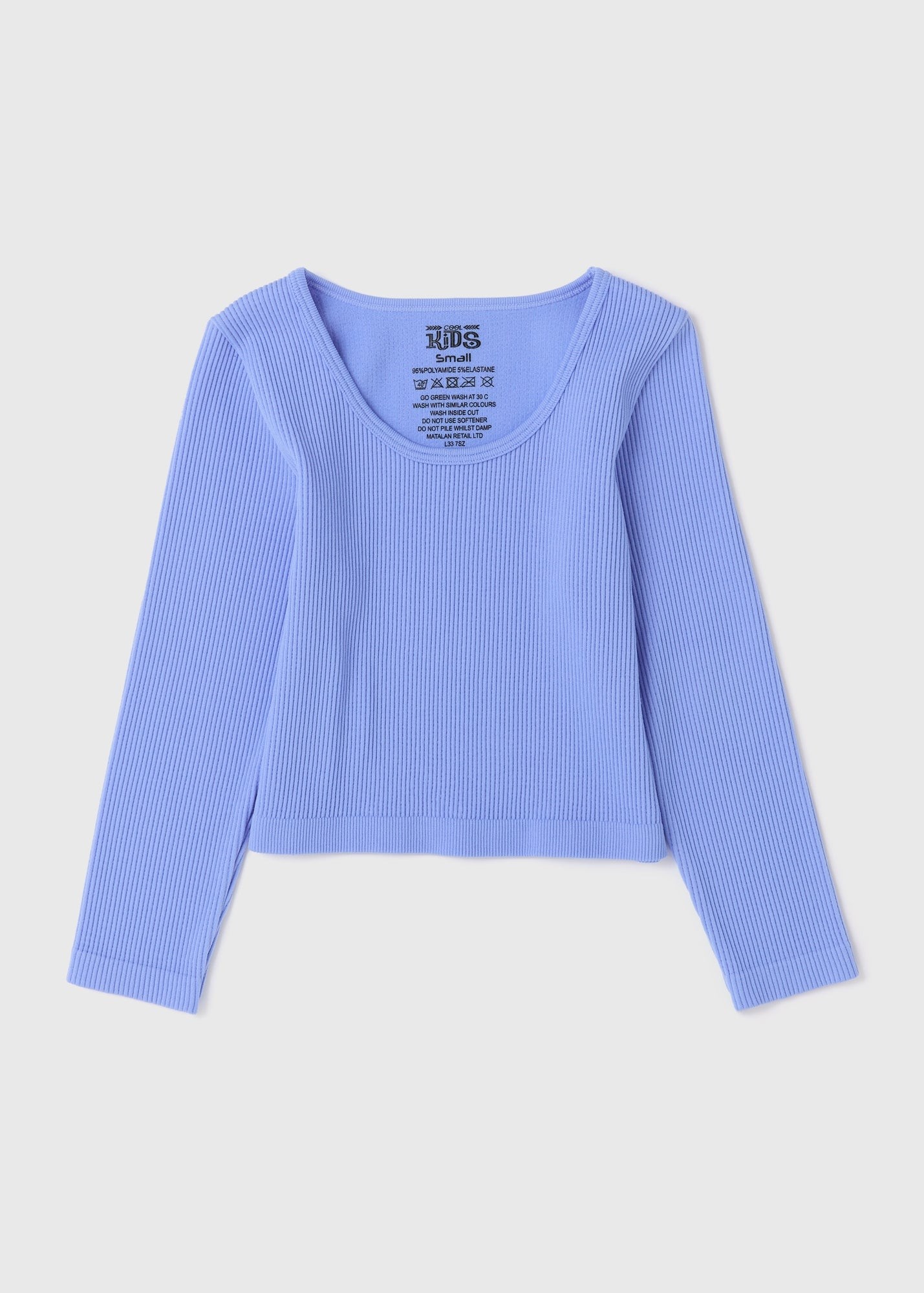 Buy Girls Candy Couture Blue Mesh Crop Top (9-16yrs) Online in UAE from  Matalan
