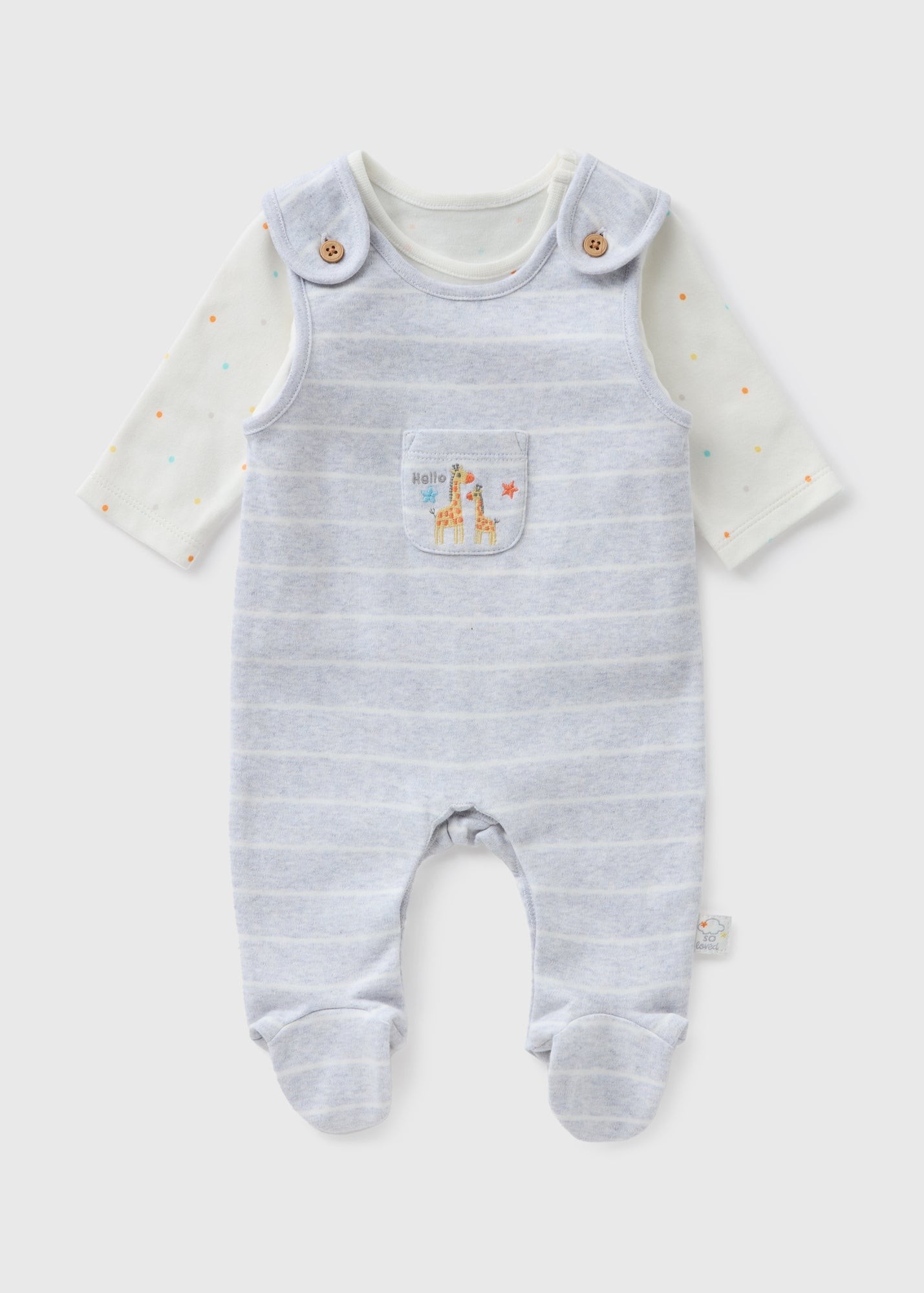 Buy Baby Stripe Dungaree Starting at Just 7.9 BHD from bfab Bahrain