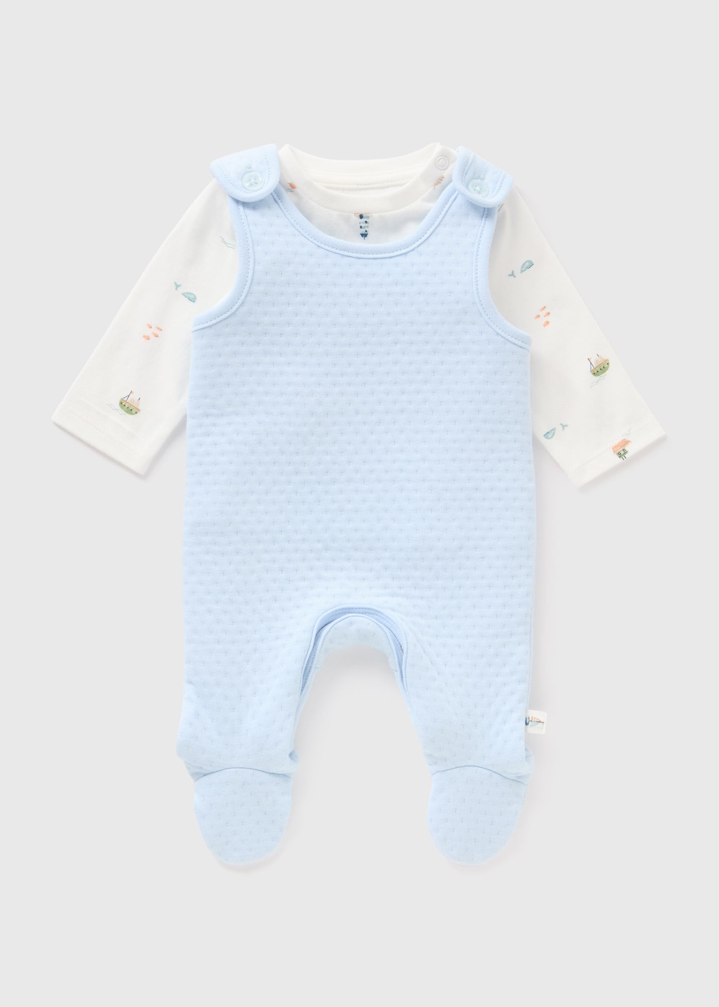 Buy Baby Boat Quilted Dungaree Starting at Just 7.9 BHD from bfab Bahrain