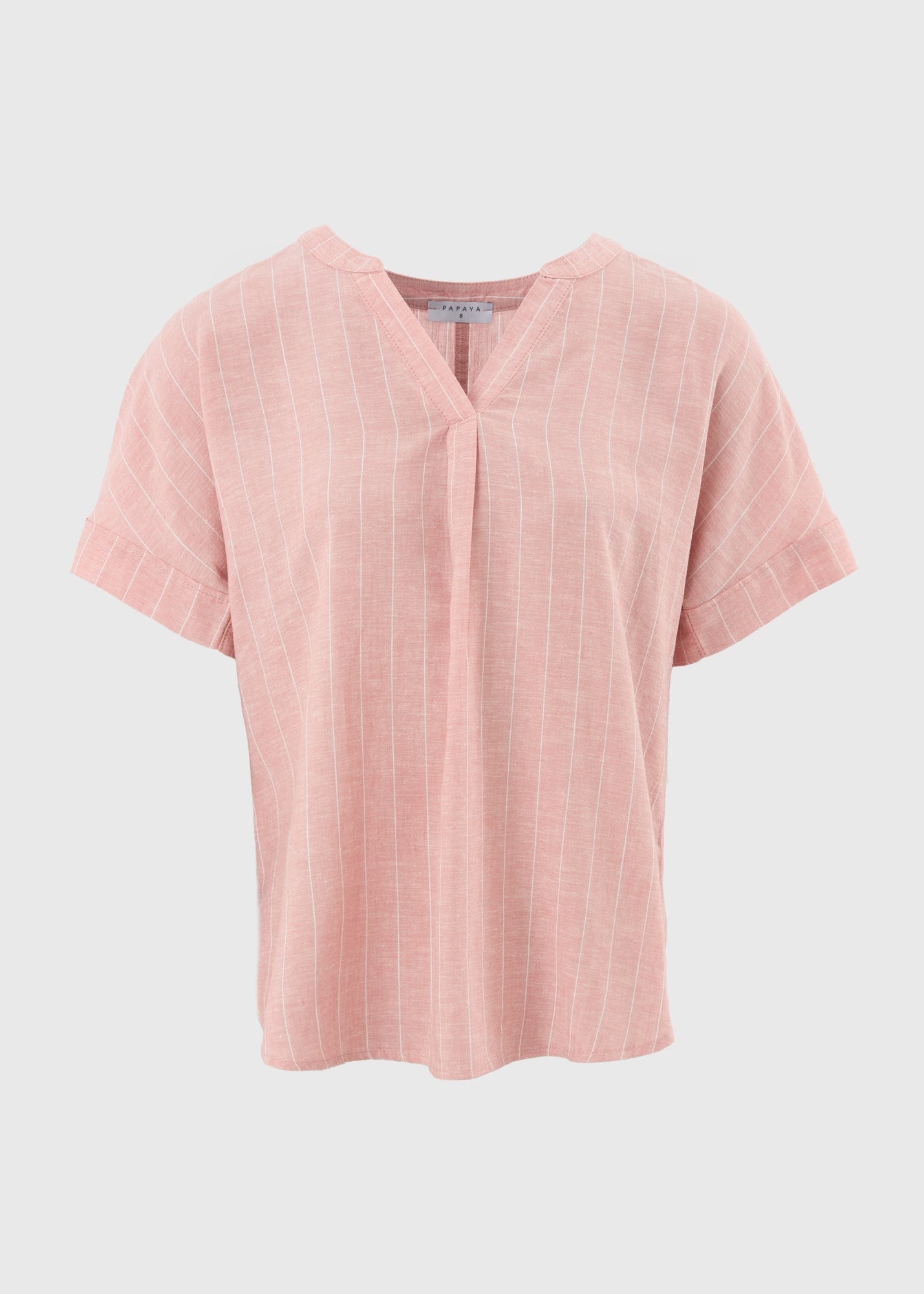 Buy Stripe Linen Blend Top Starting at Just 119 AED from bfab United Arab Emirates
