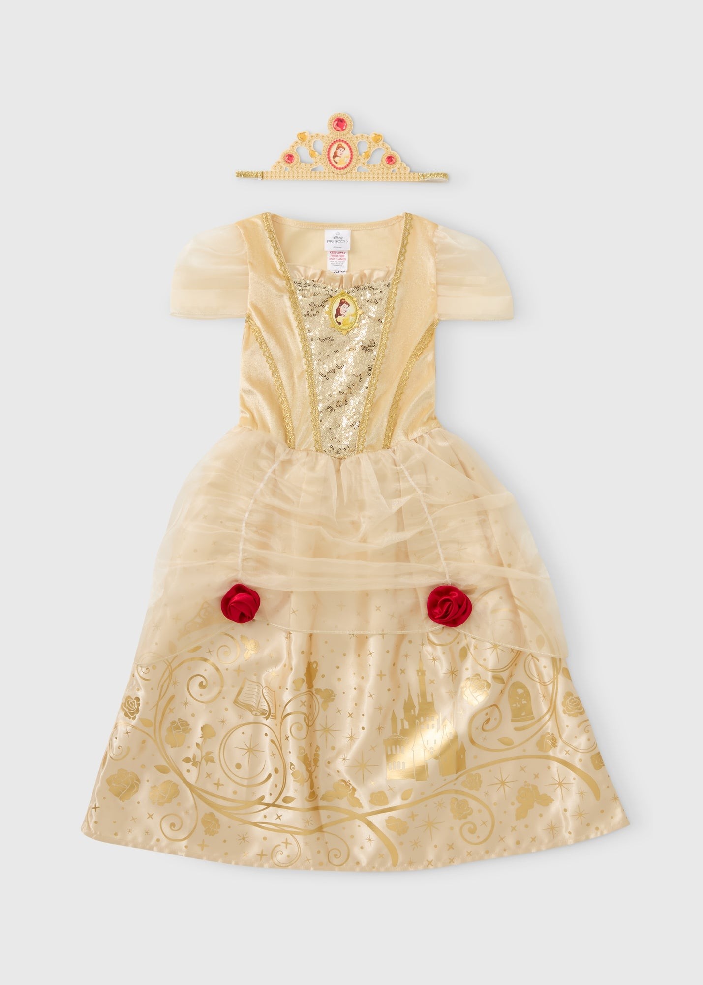 strapless open back dress Belle Beauty The Beast Dress – Mermaidcosplay main image 1