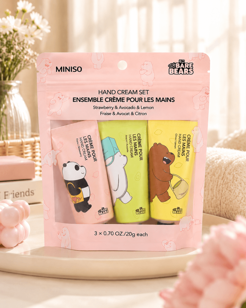 Buy We Bare Bears Moisturizing Hand Cream Set Pineapple & Sweet