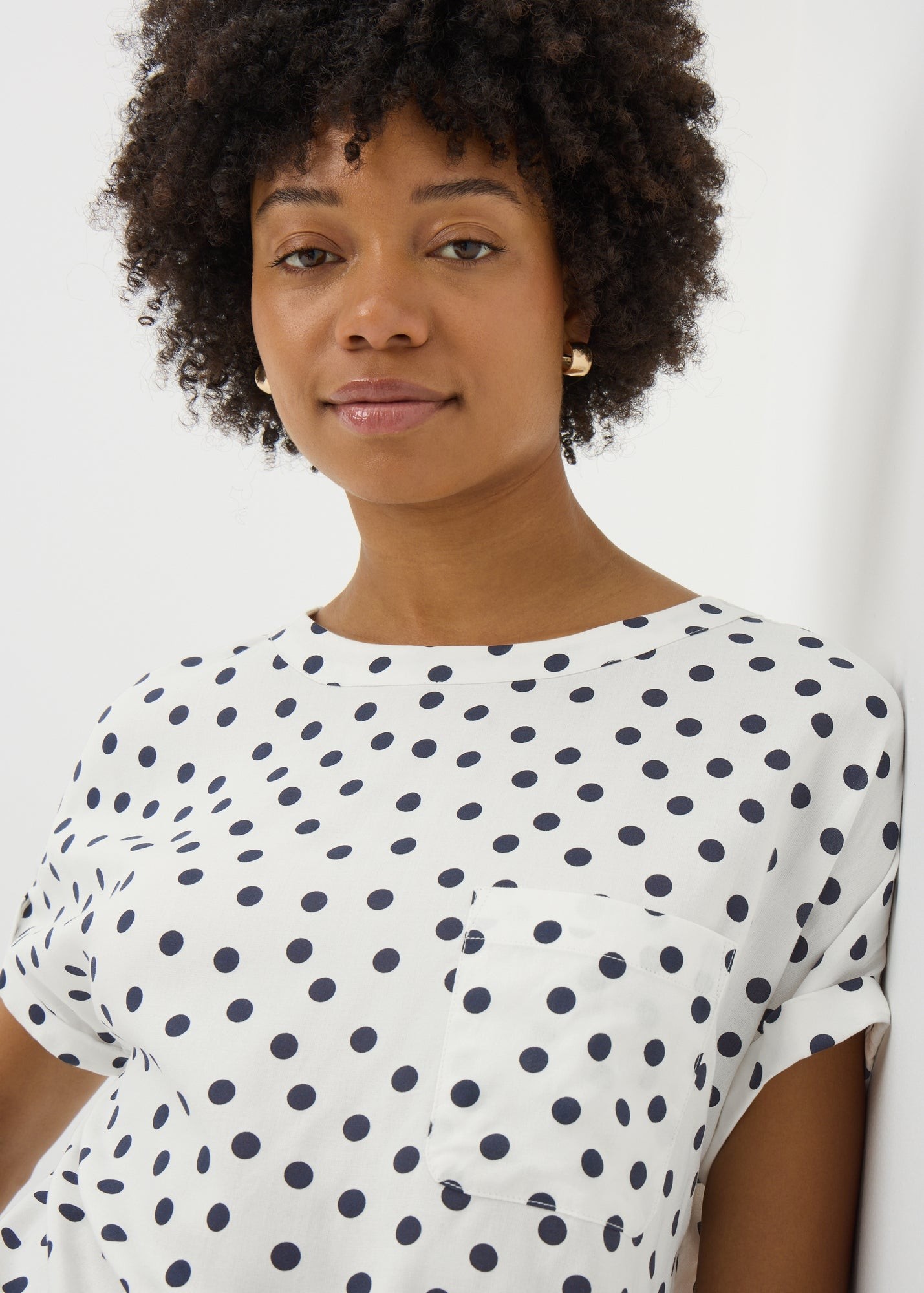 Buy Spot Print Pocket Box Top Starting at Just 95 AED from bfab United Arab Emirates