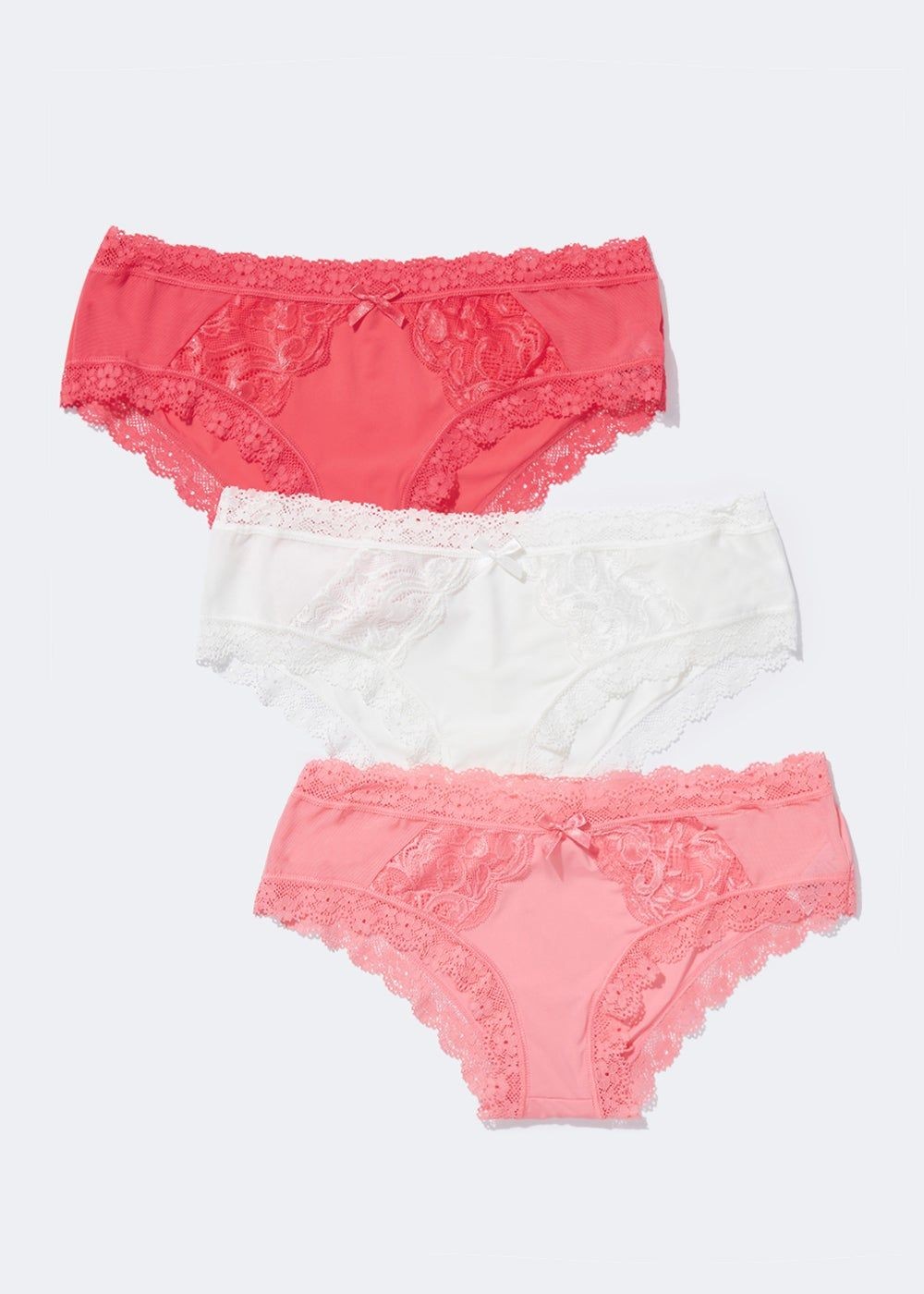Buy Three pack Micro Lace Short Knickers in Bahrain - bfab