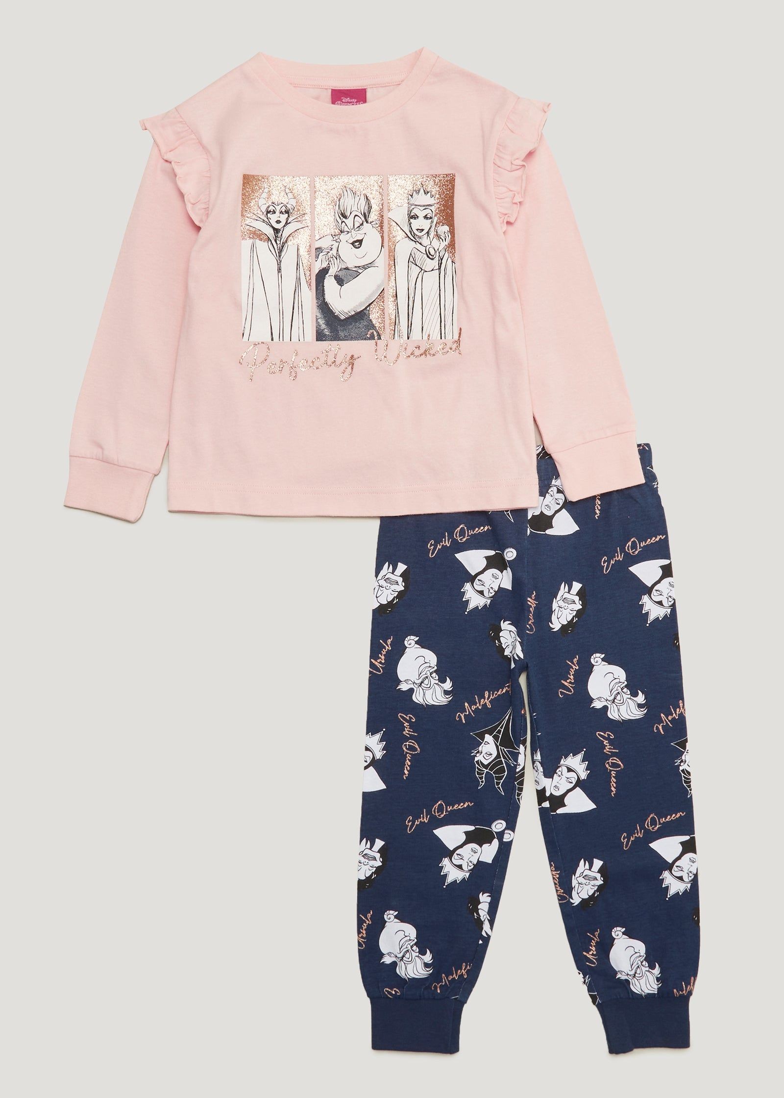 Buy Kids Pink & Navy Disney Villain Pyjama Set (2-9yrs) Online in