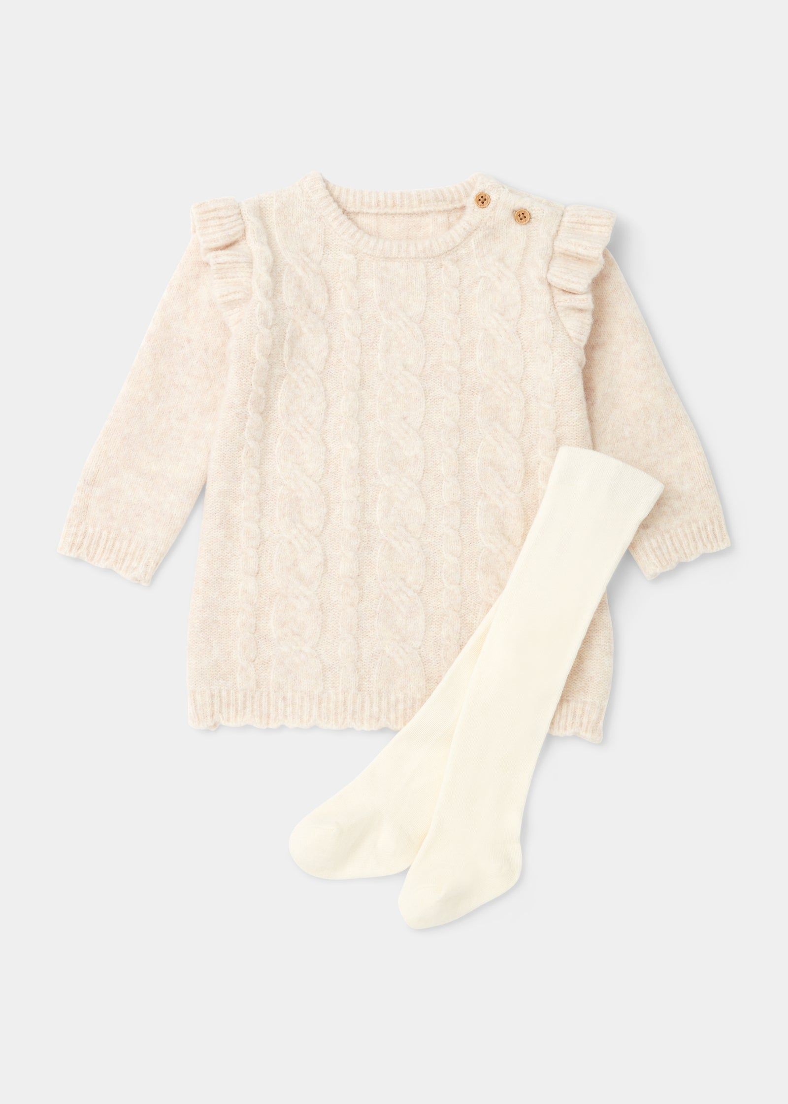 George Toddler Girls' Cable Knit Sweater Legging 
