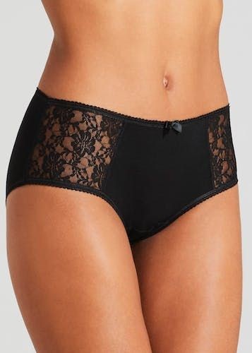 3-pack Lace Hipster Briefs - Black - Ladies