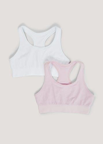 Matalan 10-11 Years 2 Pack Cropped Tops (New)