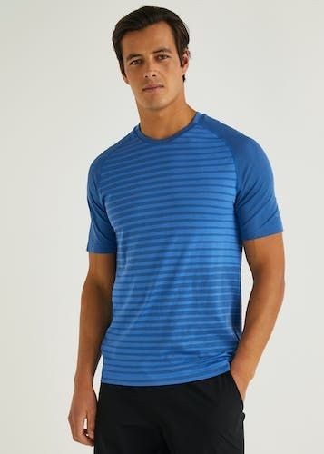 Buy Souluxe Cobalt Blue Seamless Sports T-Shirt in Jordan - bfab