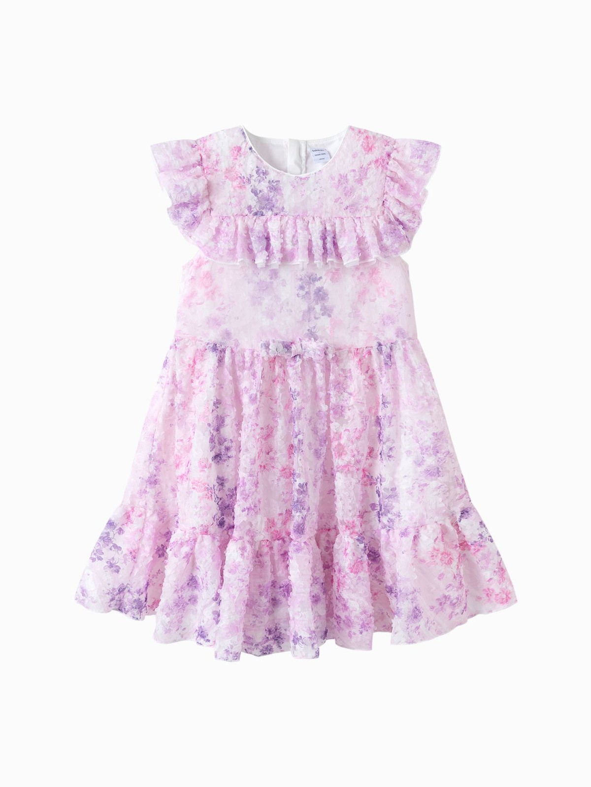 Buy Kids Girl Woven one-piece dress-Purple-4 Y Online in