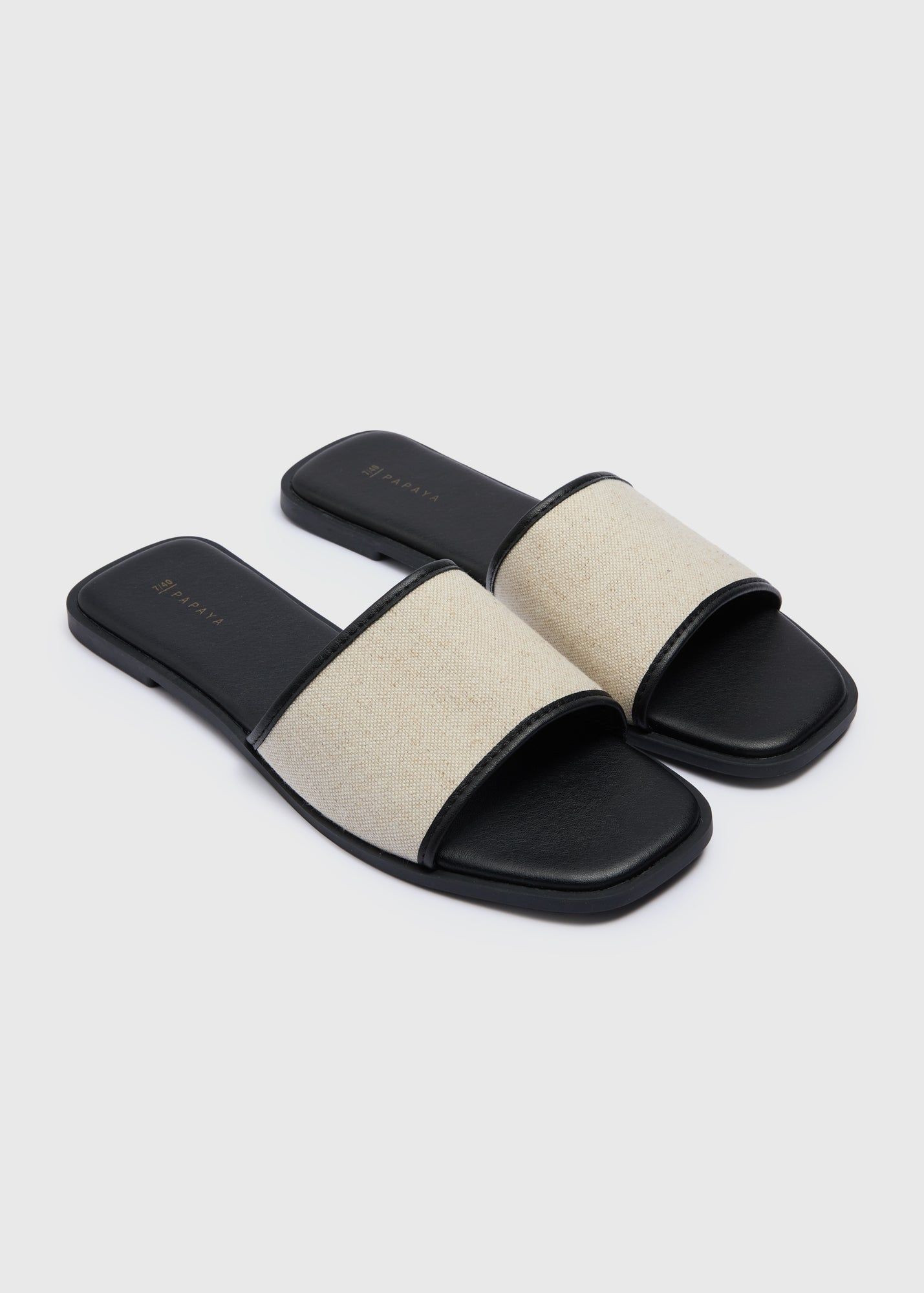 Buy Matalan Linen Look Mule Sandals Starting at Just 69 QAR from bfab Qatar