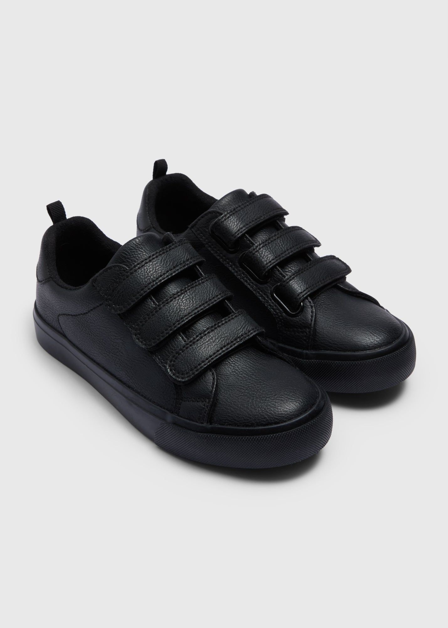 Buy Boys Triple Strap School Shoes-Black-1 Online in Oman from Matalan
