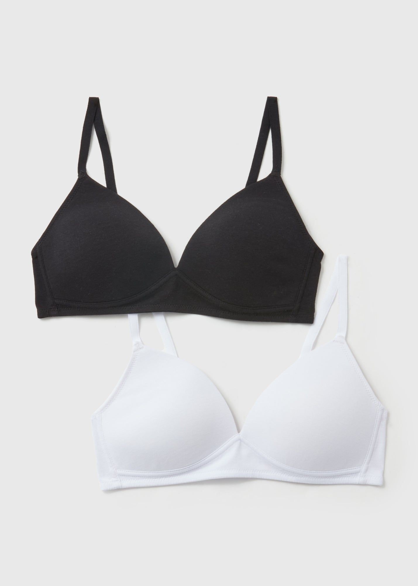 Buy Pack Padded Bras-Black/White-34 DD Online in UAE from Matalan