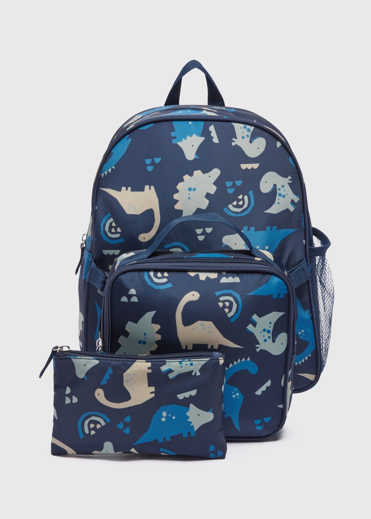 Buy Kids Piece Dinosaur Backpack Set-Navy Online in UAE from Matalan