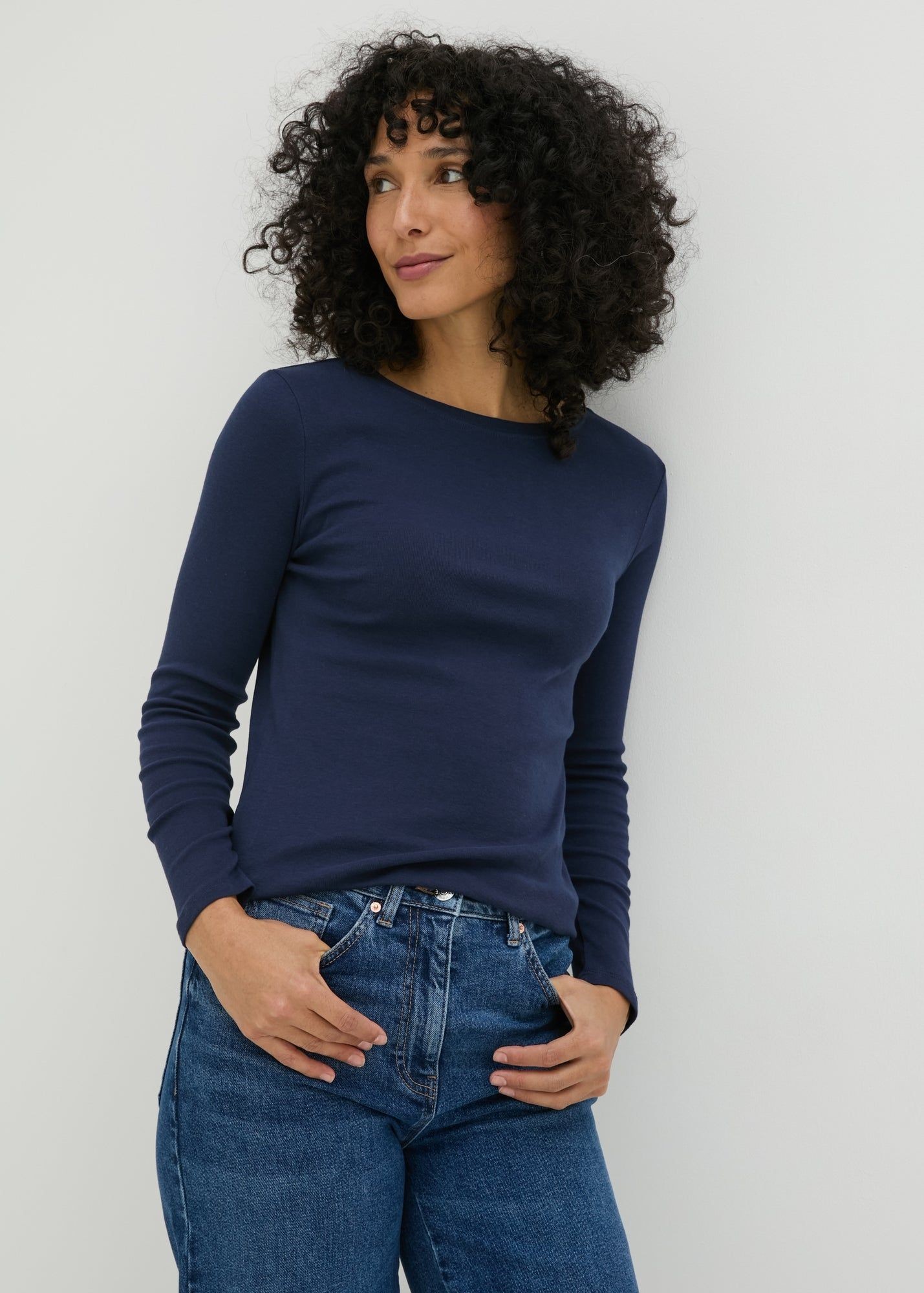 Buy Long Sleeve T Shirt-Navy-8 Online in Bahrain from Matalan