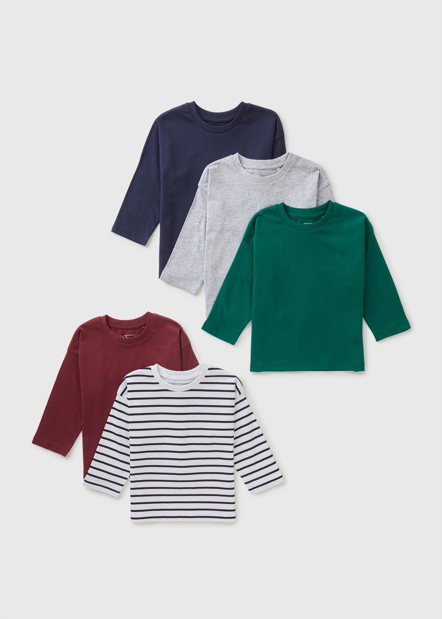 Buy Pack Boys Long Sleeve Tops-Multi-6 Y Online in Jordan