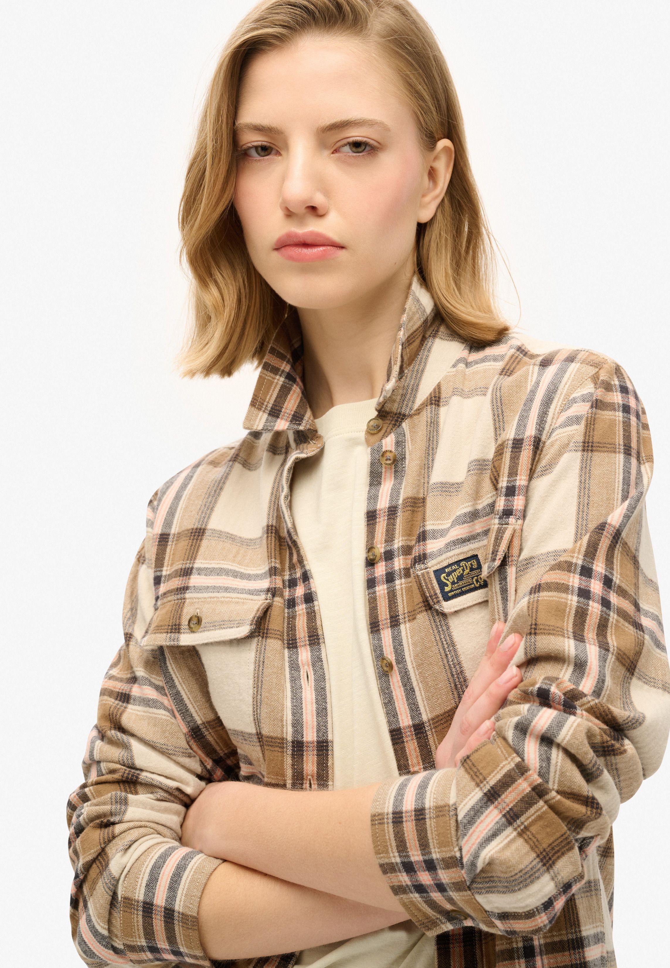 Buy Superdry Lumberjack Check Flannel Shirt Starting at Just 0 undefined from bfab Bahrain
