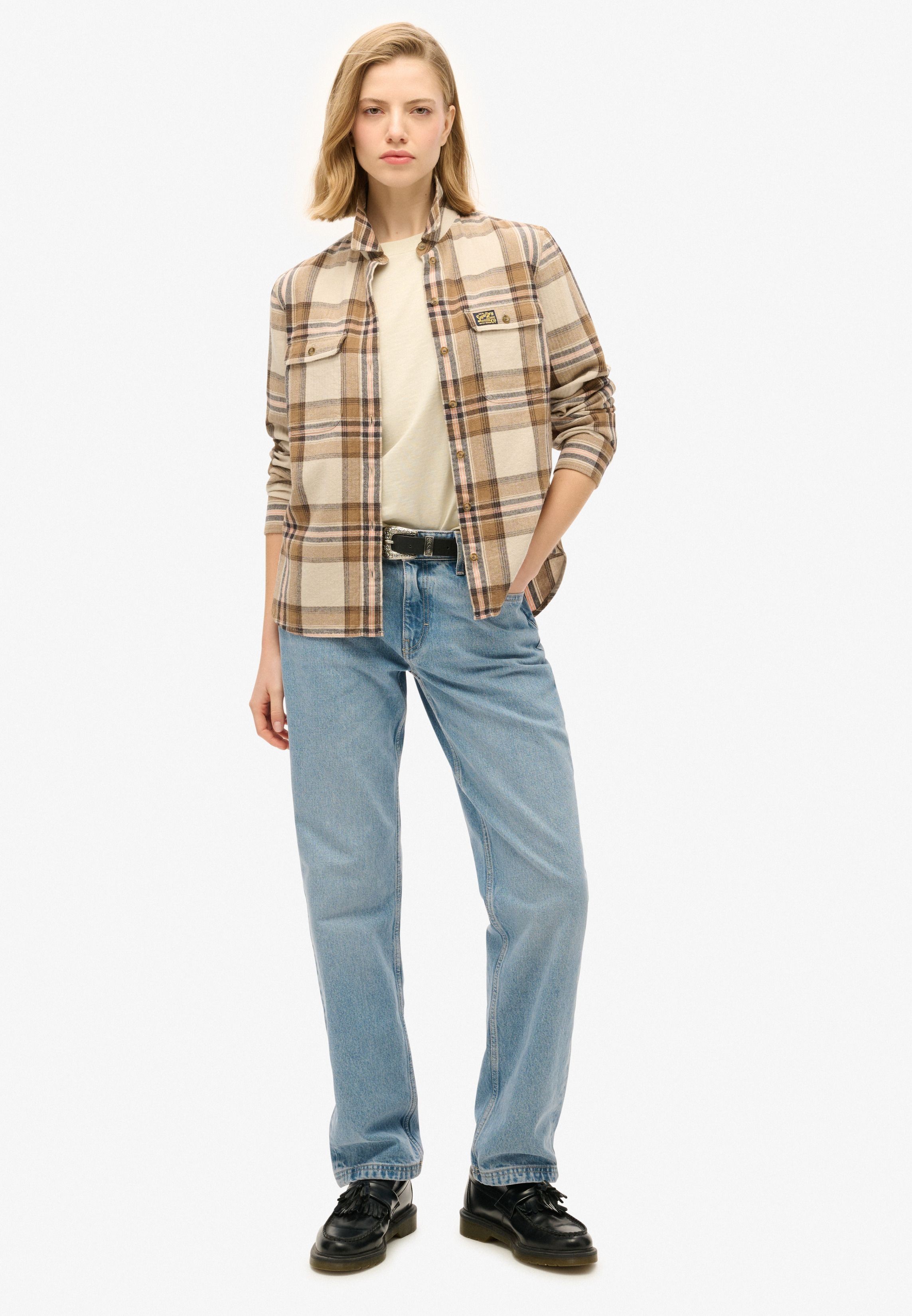 Buy Superdry Lumberjack Check Flannel Shirt Starting at Just 0 undefined from bfab Bahrain