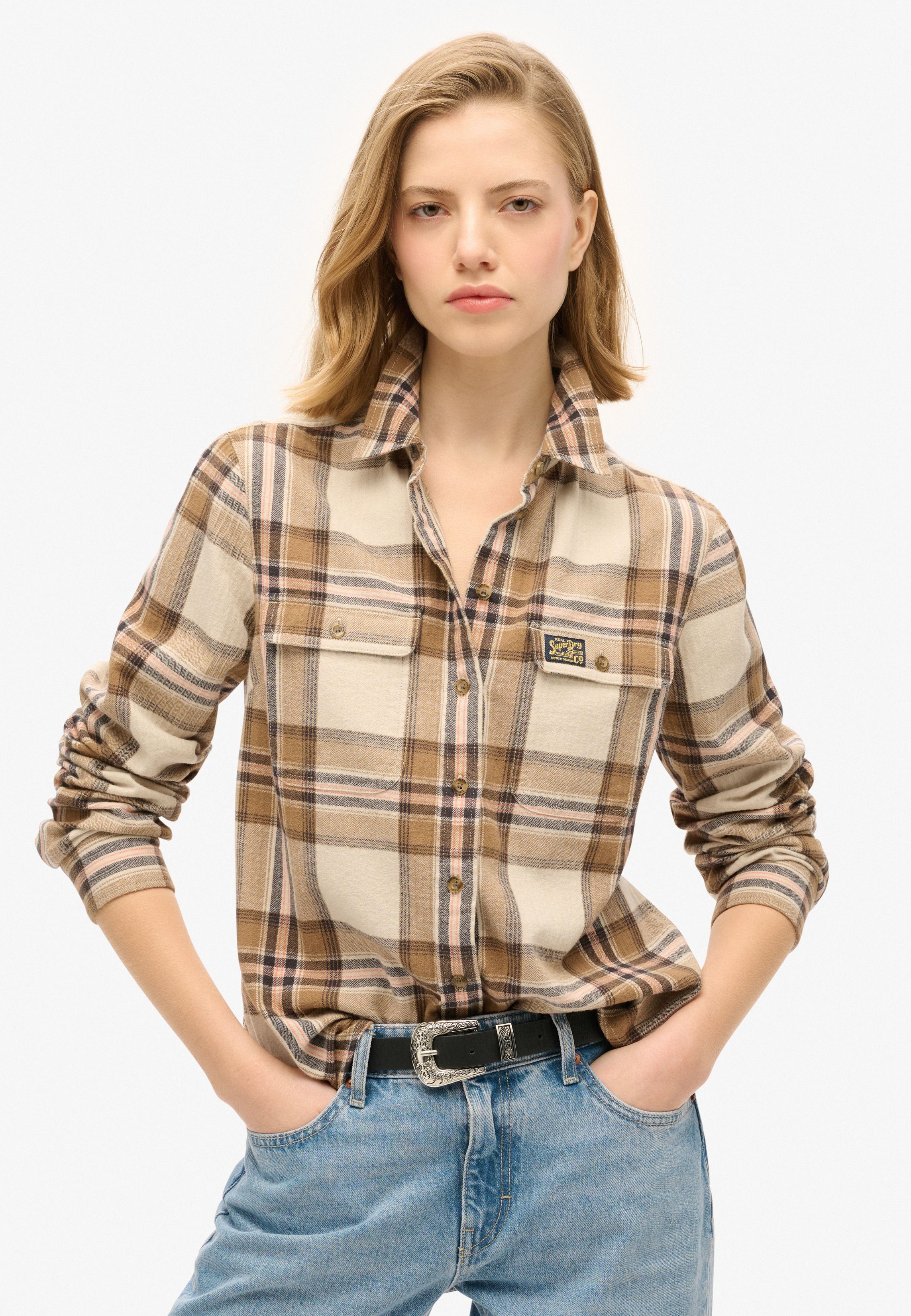 Buy Superdry Lumberjack Check Flannel Shirt Starting at Just 0 undefined from bfab Bahrain