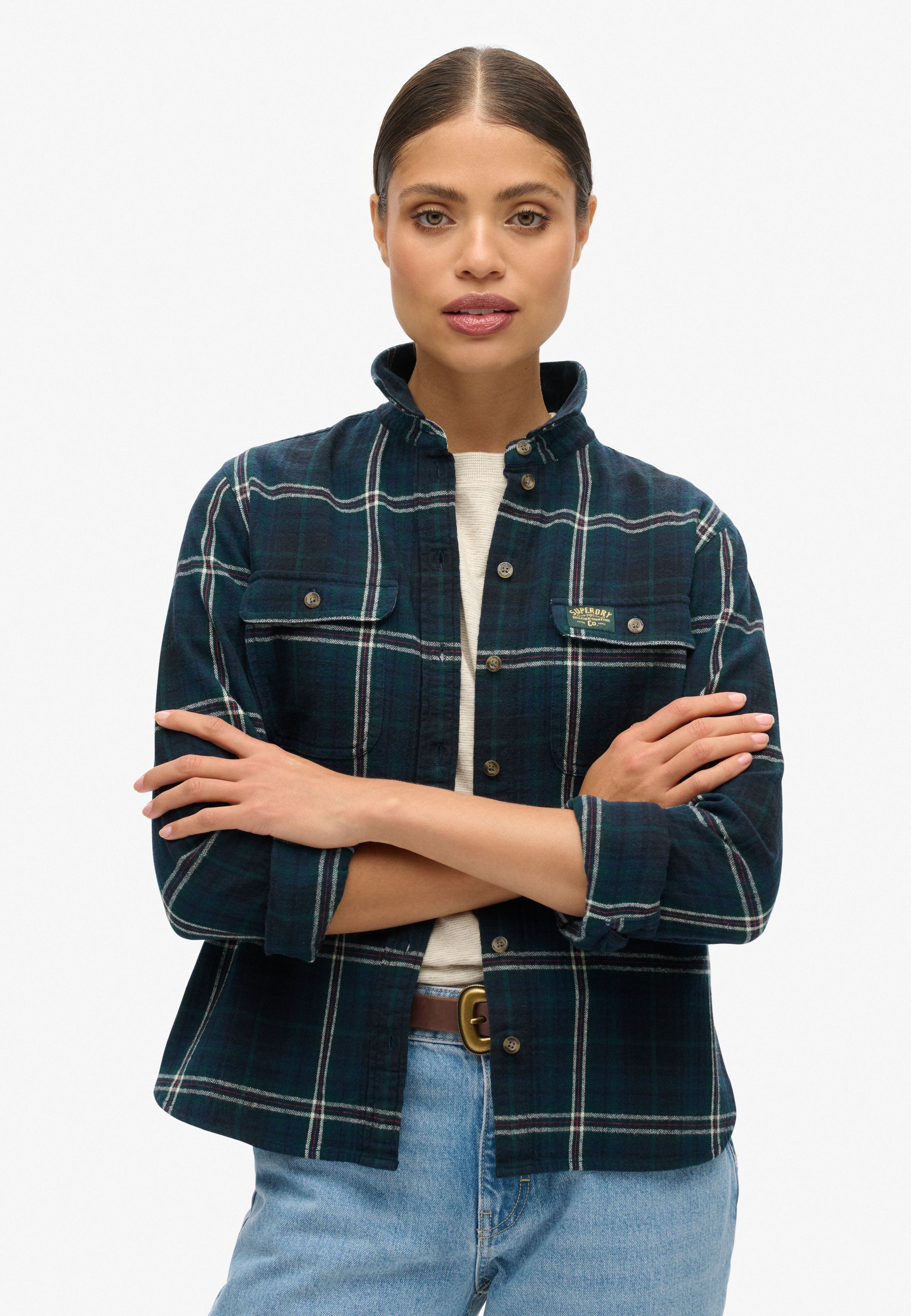 Buy Superdry Lumberjack Check Flannel Shirt Starting at Just 0 undefined from bfab Oman
