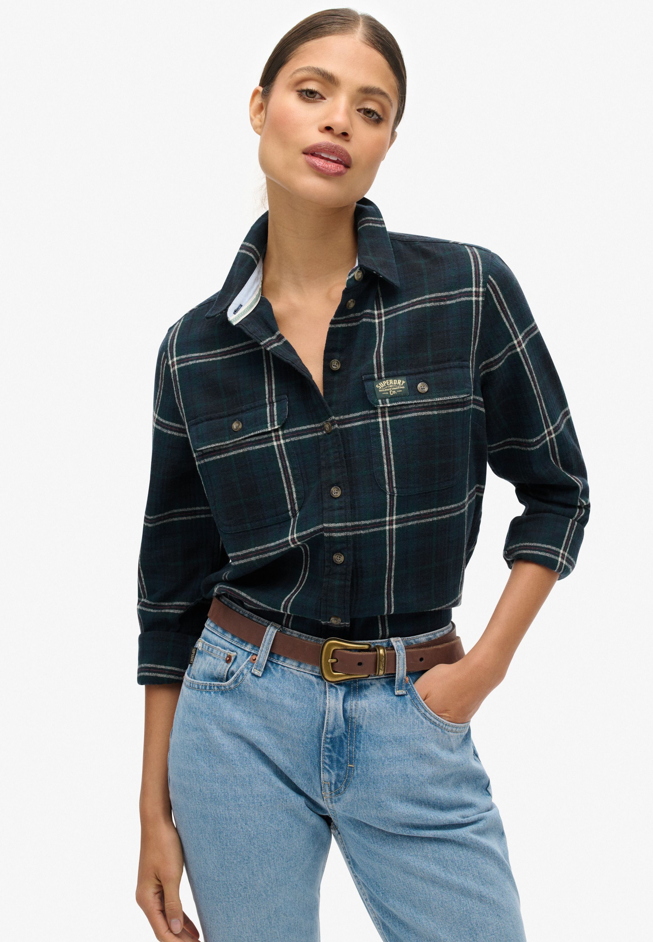 Buy Superdry Lumberjack Check Flannel Shirt Starting at Just 0 undefined from bfab Oman