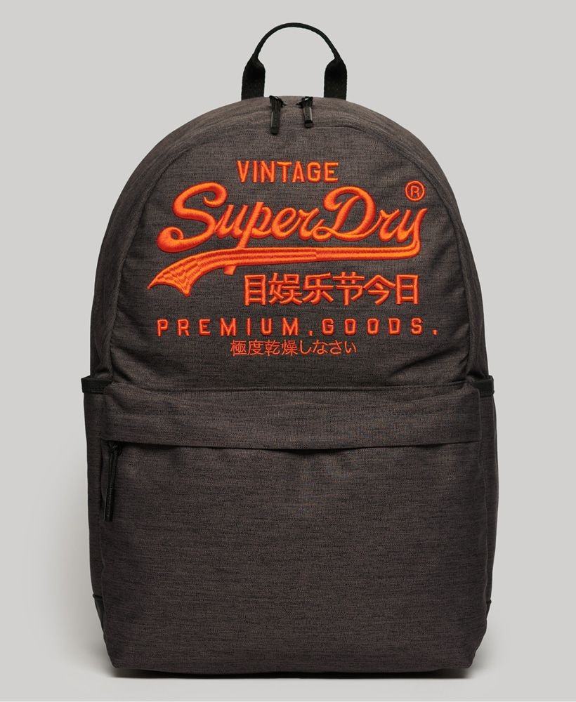 Superdry Code Mtn Tarp Logo Branded Backpack Adjustable Straps Bag