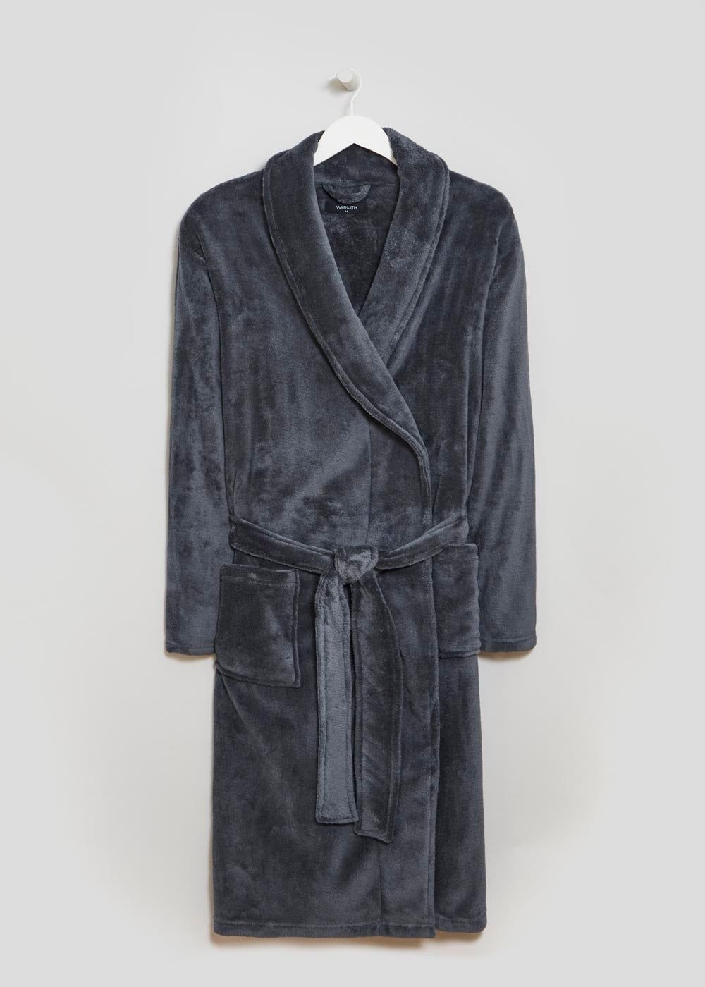 Buy Grey Fleece Dressing Gown Online in UAE from Matalan