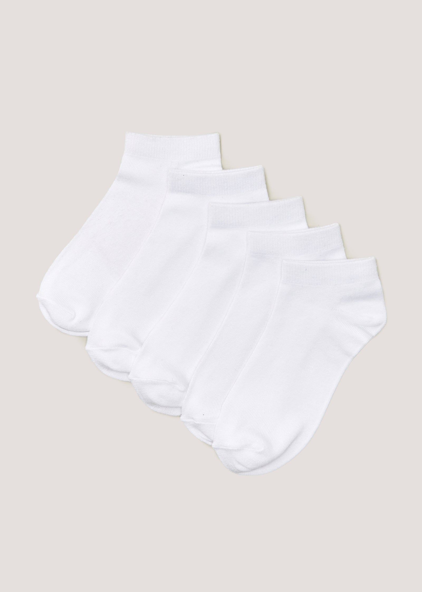 Buy Pack White Soft Touch Bamboo Trainer Socks Online in Bahrain