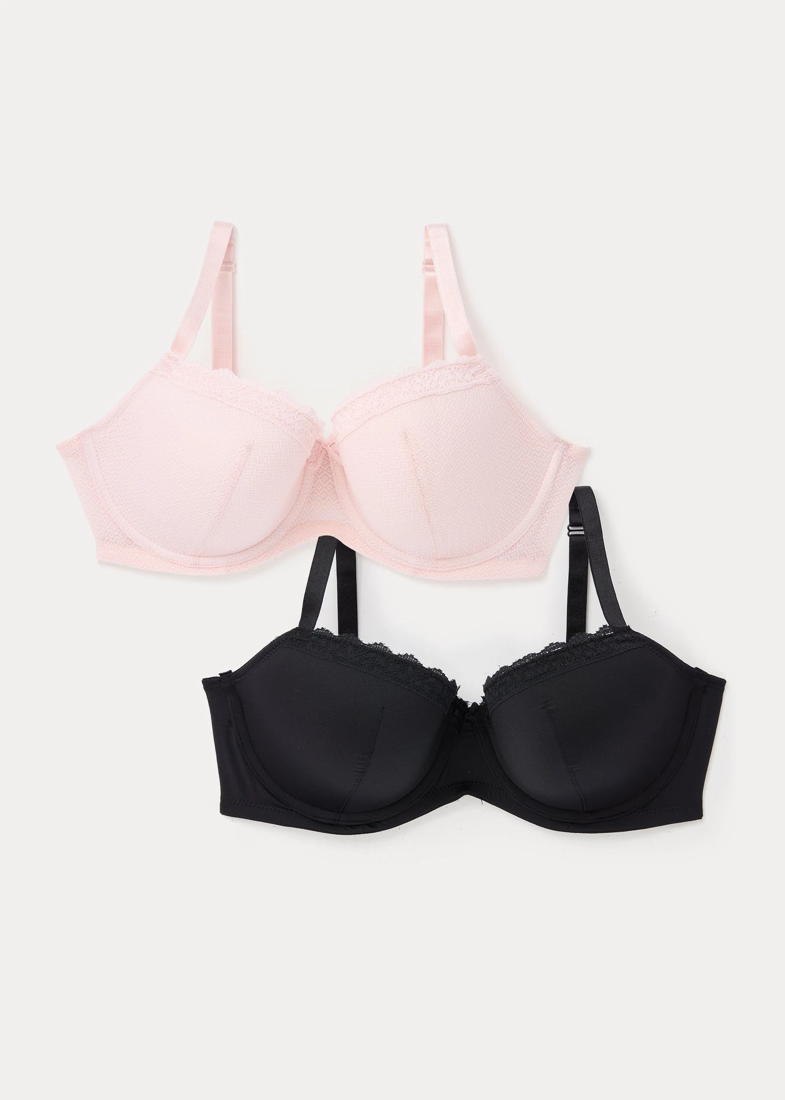 Buy Pack DD+ Multicoloured Padded Textured Bras Online in UAE