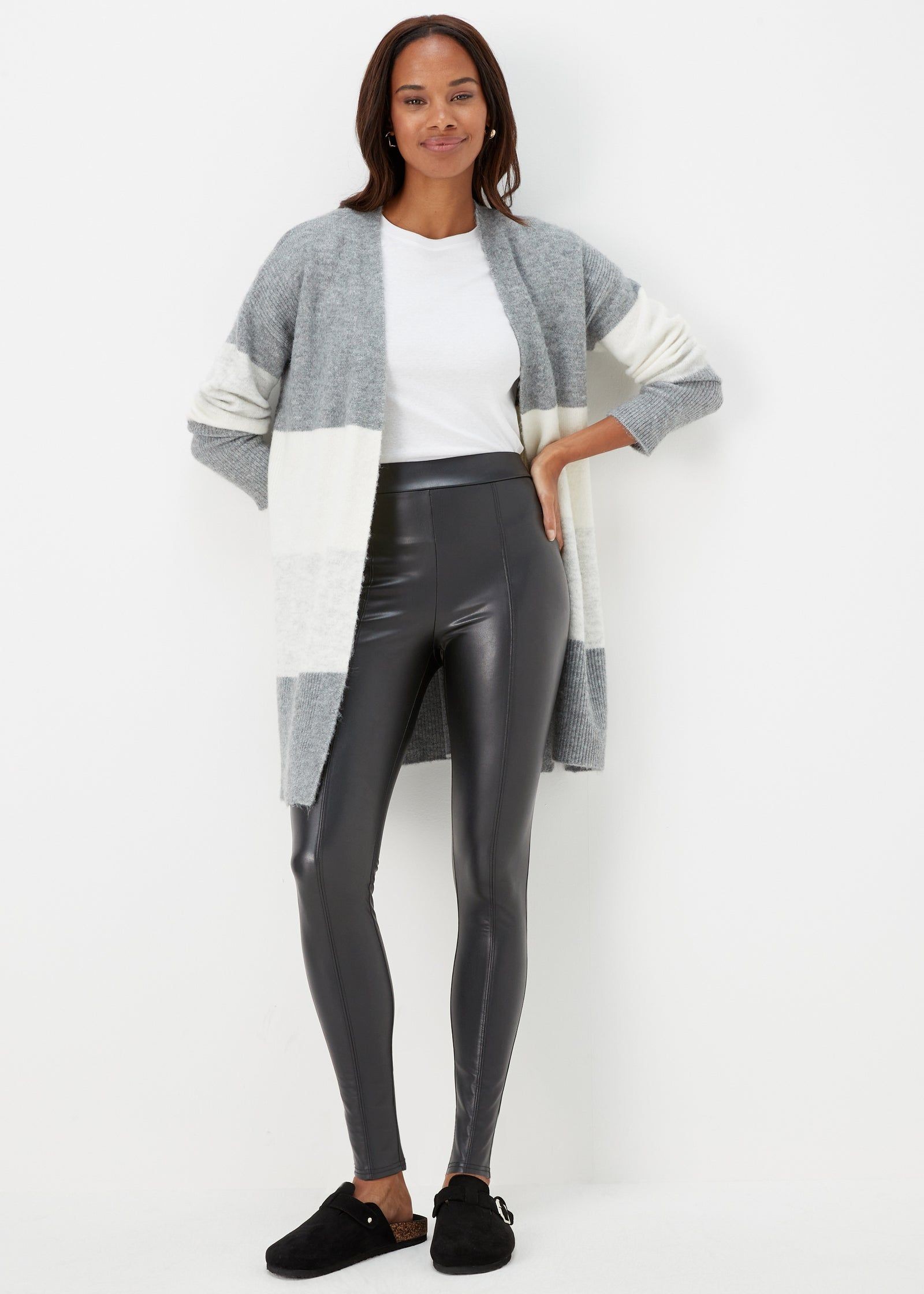 Buy PU Seam Front Leggings-w Online in Oman from Matalan