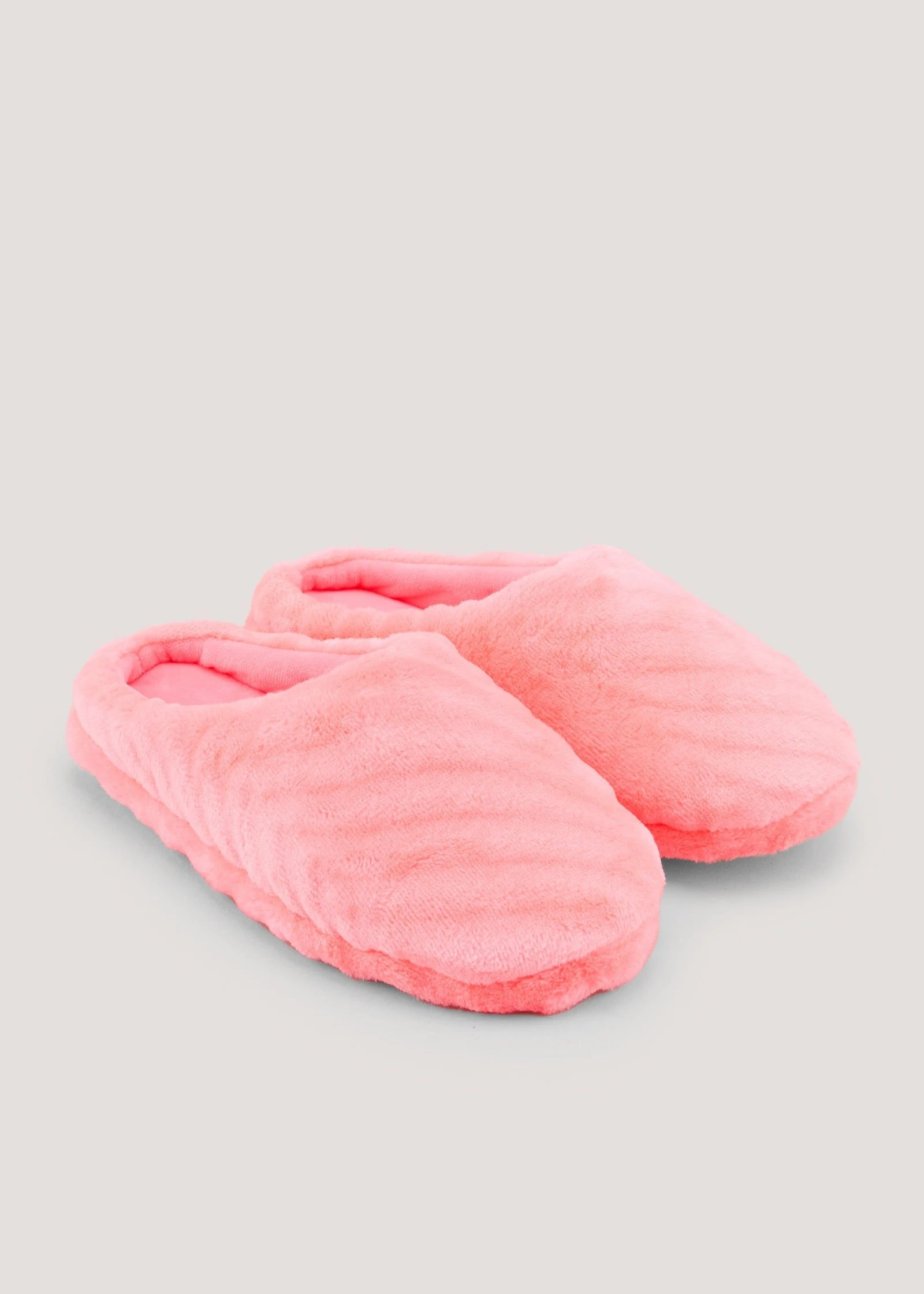 Buy Girls Faux Fur Mule Slippers (Younger 13-Older 5) Pink