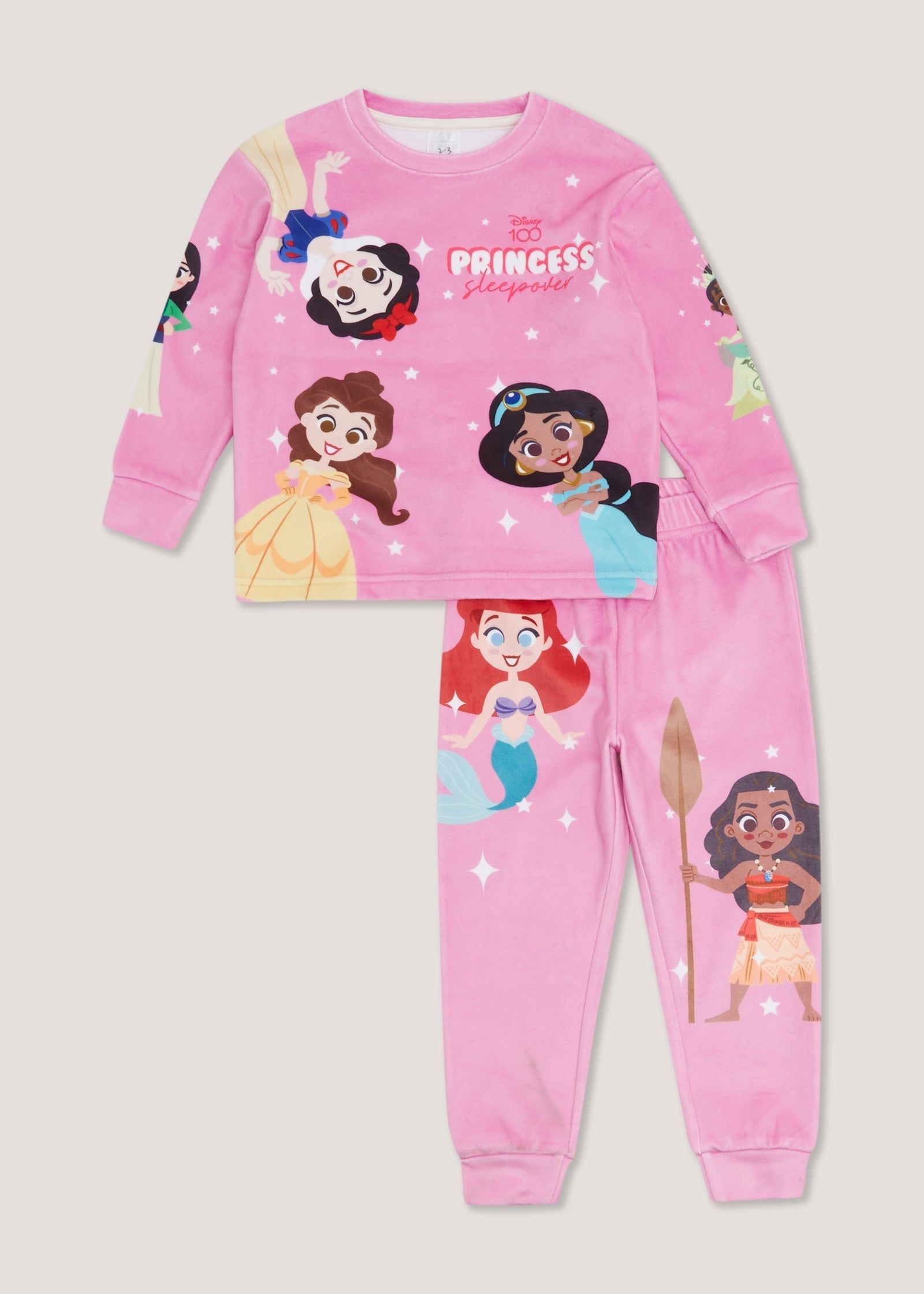 Pink Disney Princess Pjs Womens Disney Princess Girls Cotton