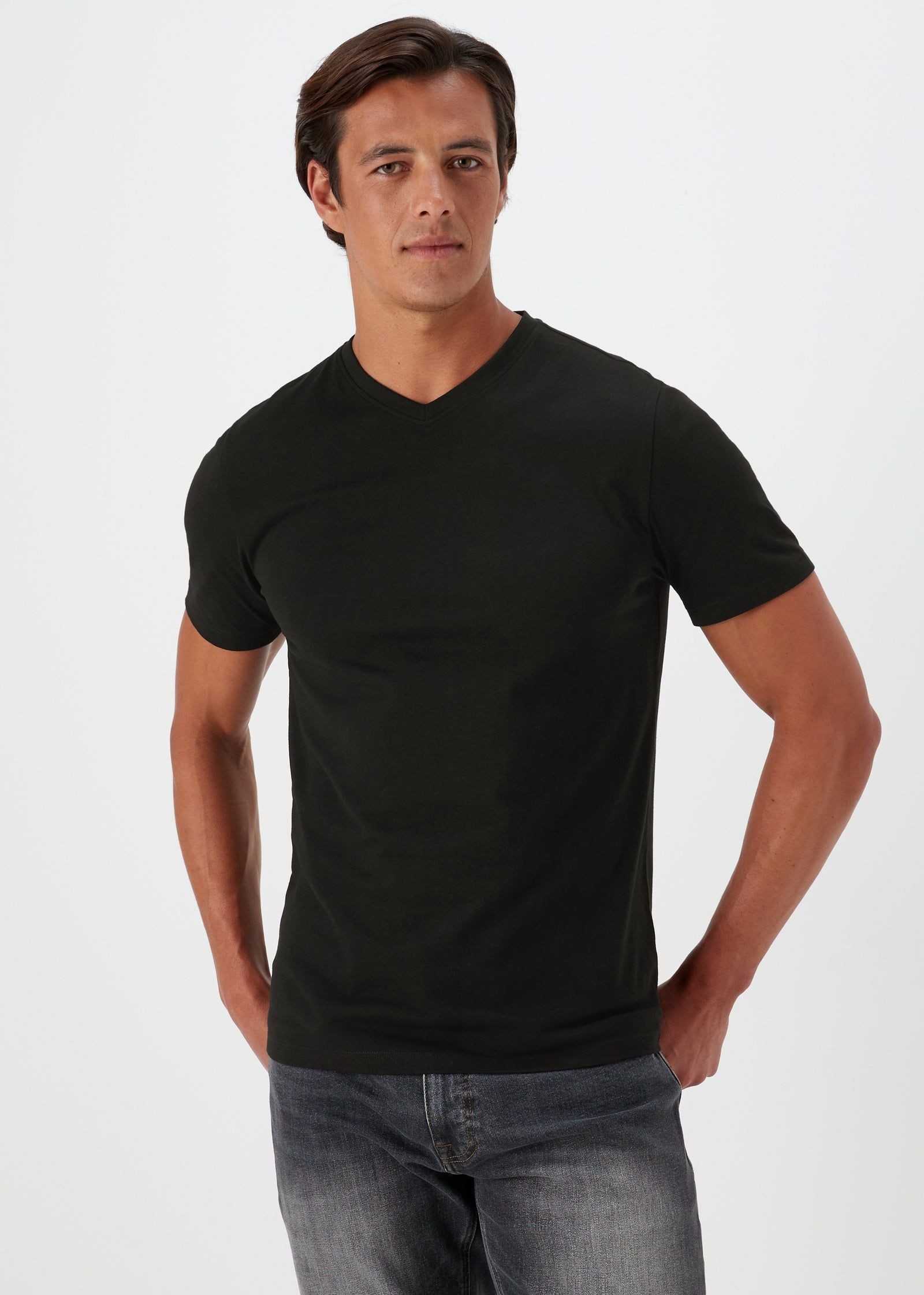 Buy Essential V-Neck T-Shirt Online in UAE from Matalan