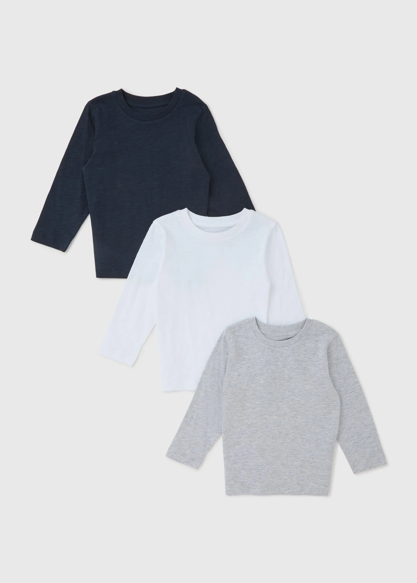 Buy Pack Boys Monochrome Long Sleeve T-Shirts Online in Oman