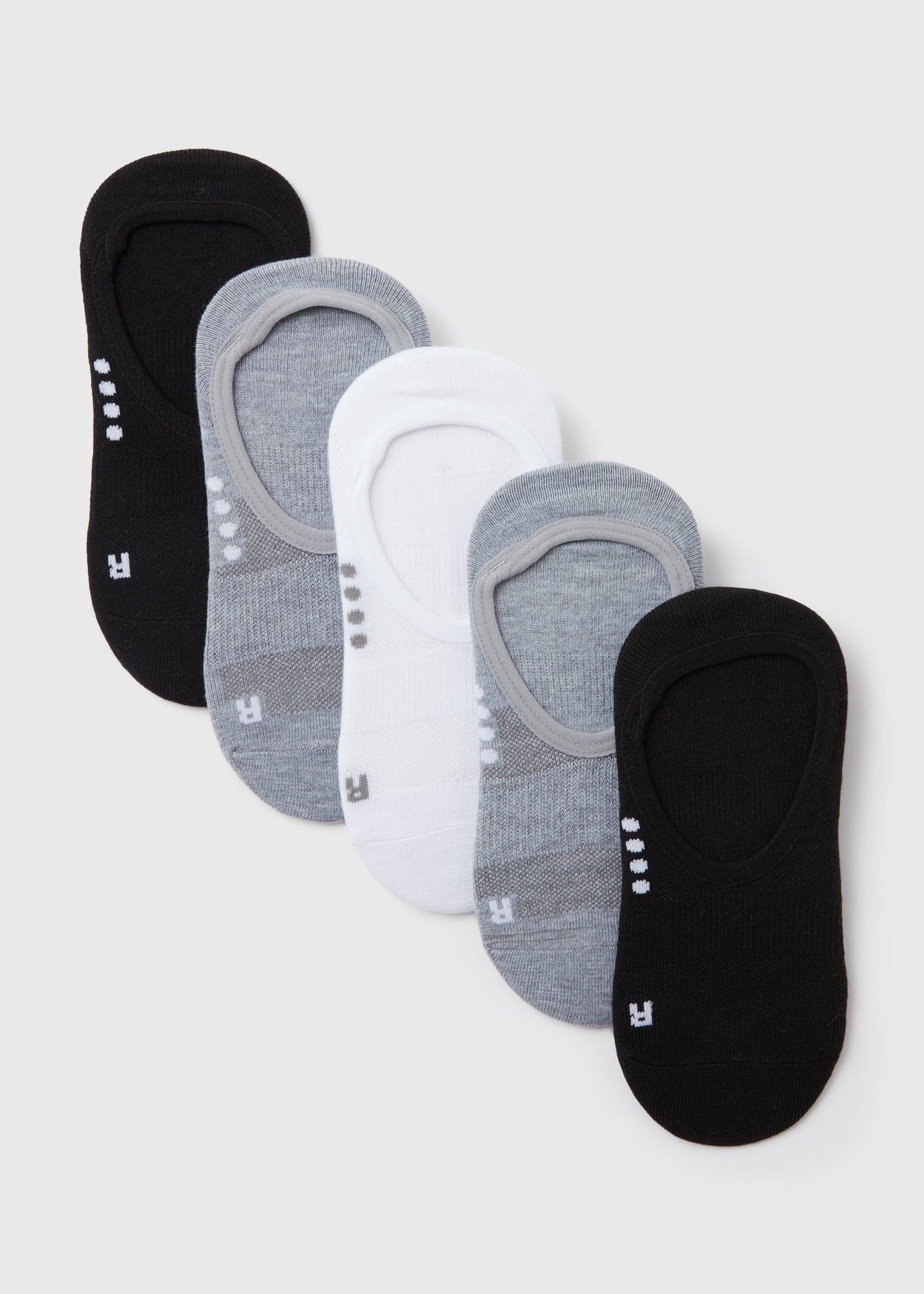 Buy Pack Invisible Trainer Socks-Black-6 Online in Oman bfab
