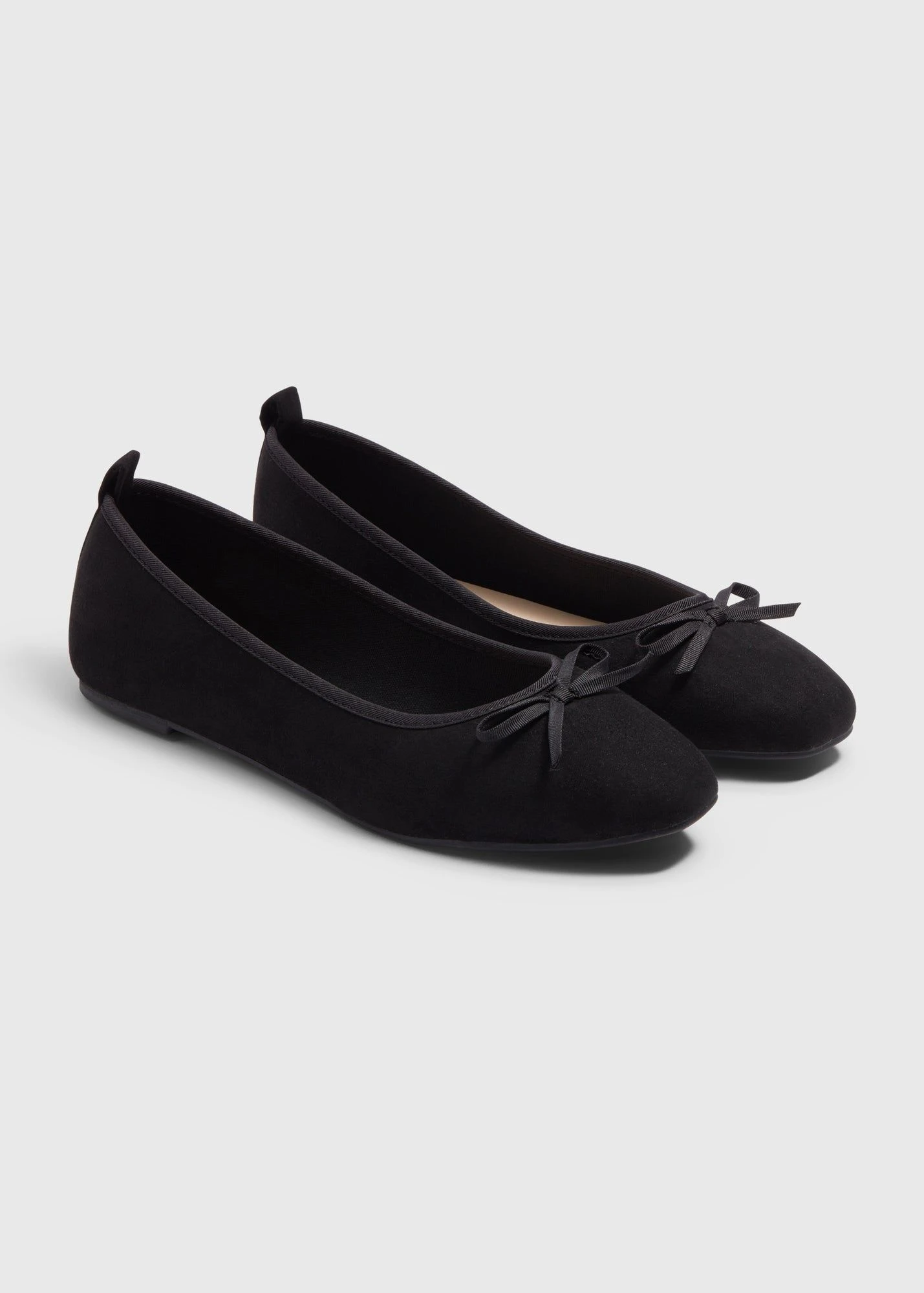 Buy Bow Ballet Shoes-Black-6 Online in UAE from Matalan