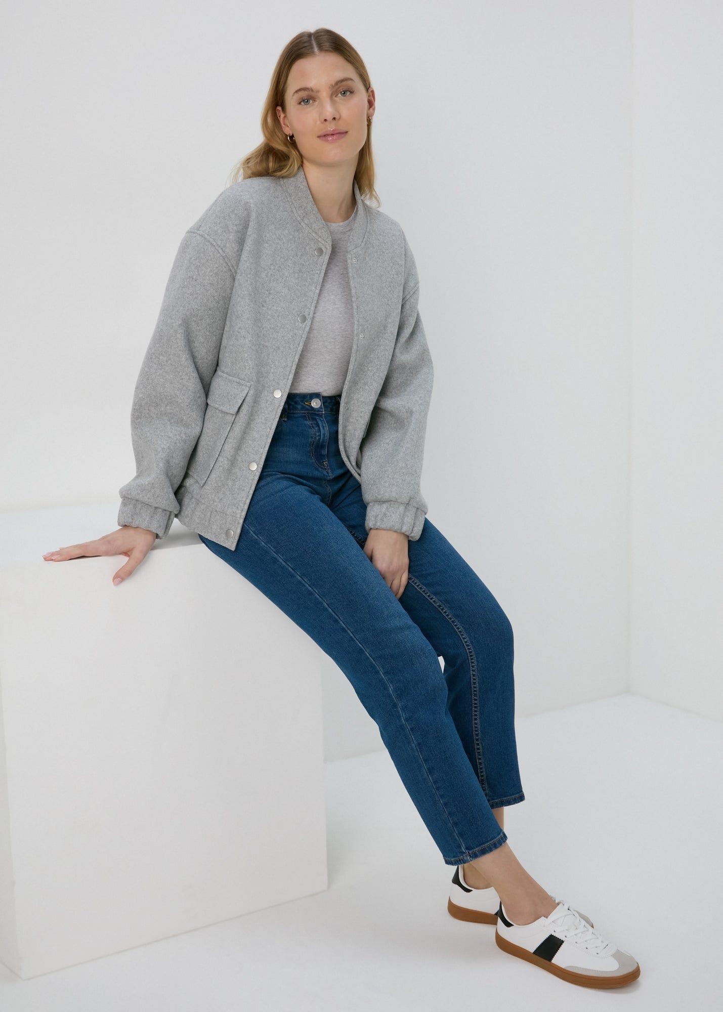 Buy Sort Sleeve Perfect T-Shirt-Grey-18 Online in Oman from Matalan