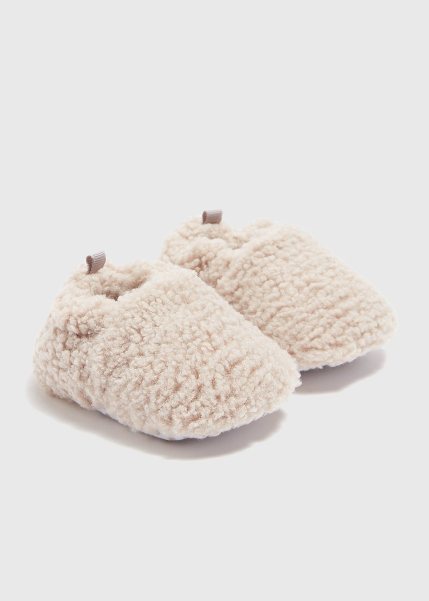 Buy Baby Fluffy Slippers-Grey-3 M Online in Oman bfab