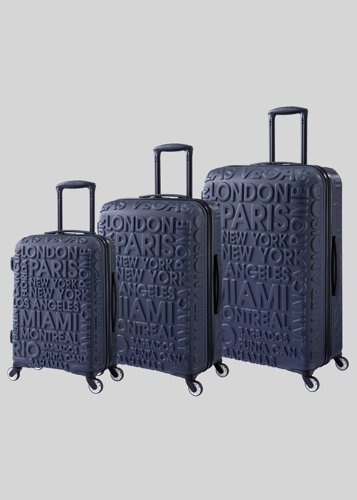 Buy Hard Shell City Suitcase-Navy Blue-Cabin Online in UAE from