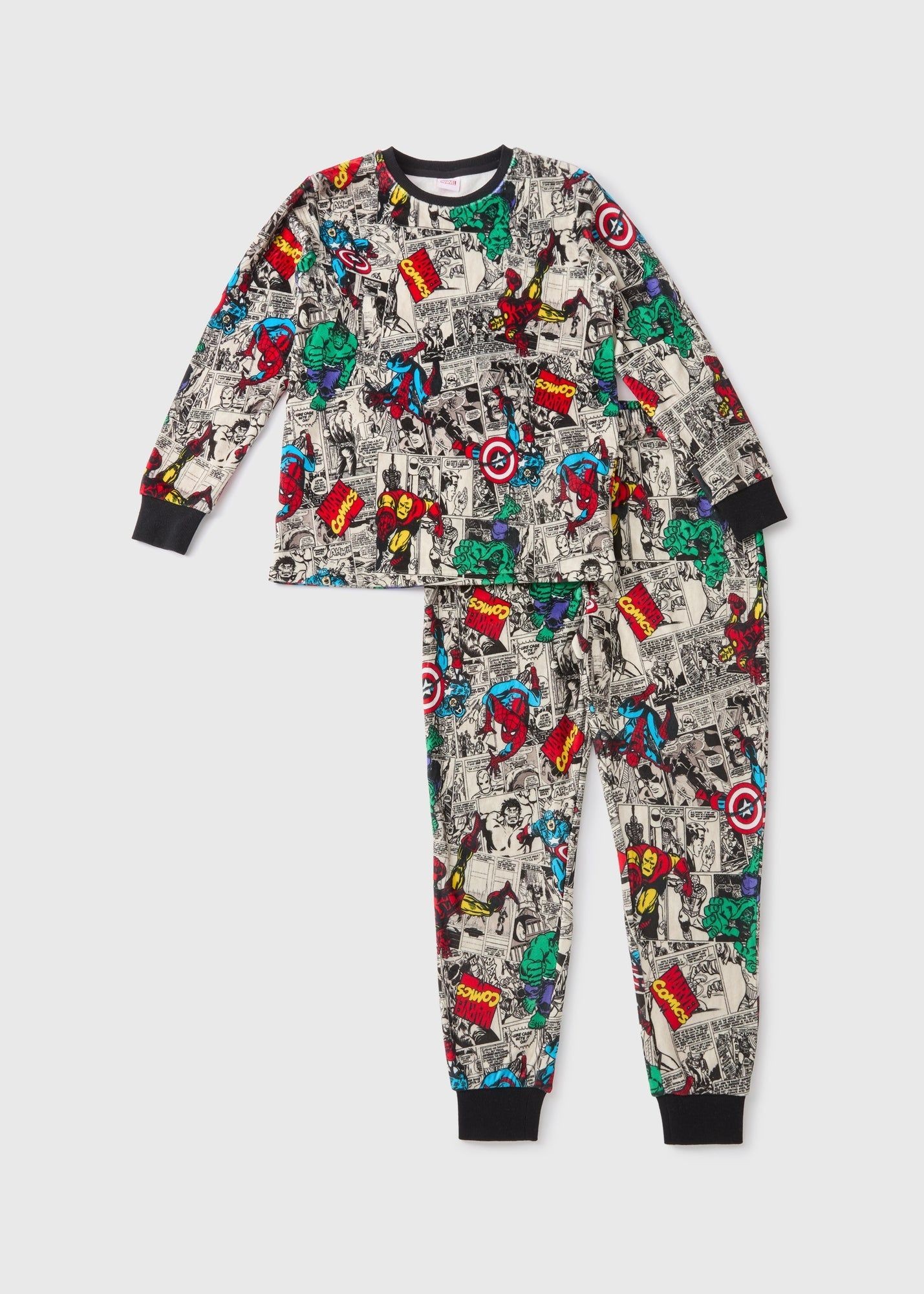 Fleece Pajamas Marvel Nightwear Buy Marvel Kids Comic Fleece