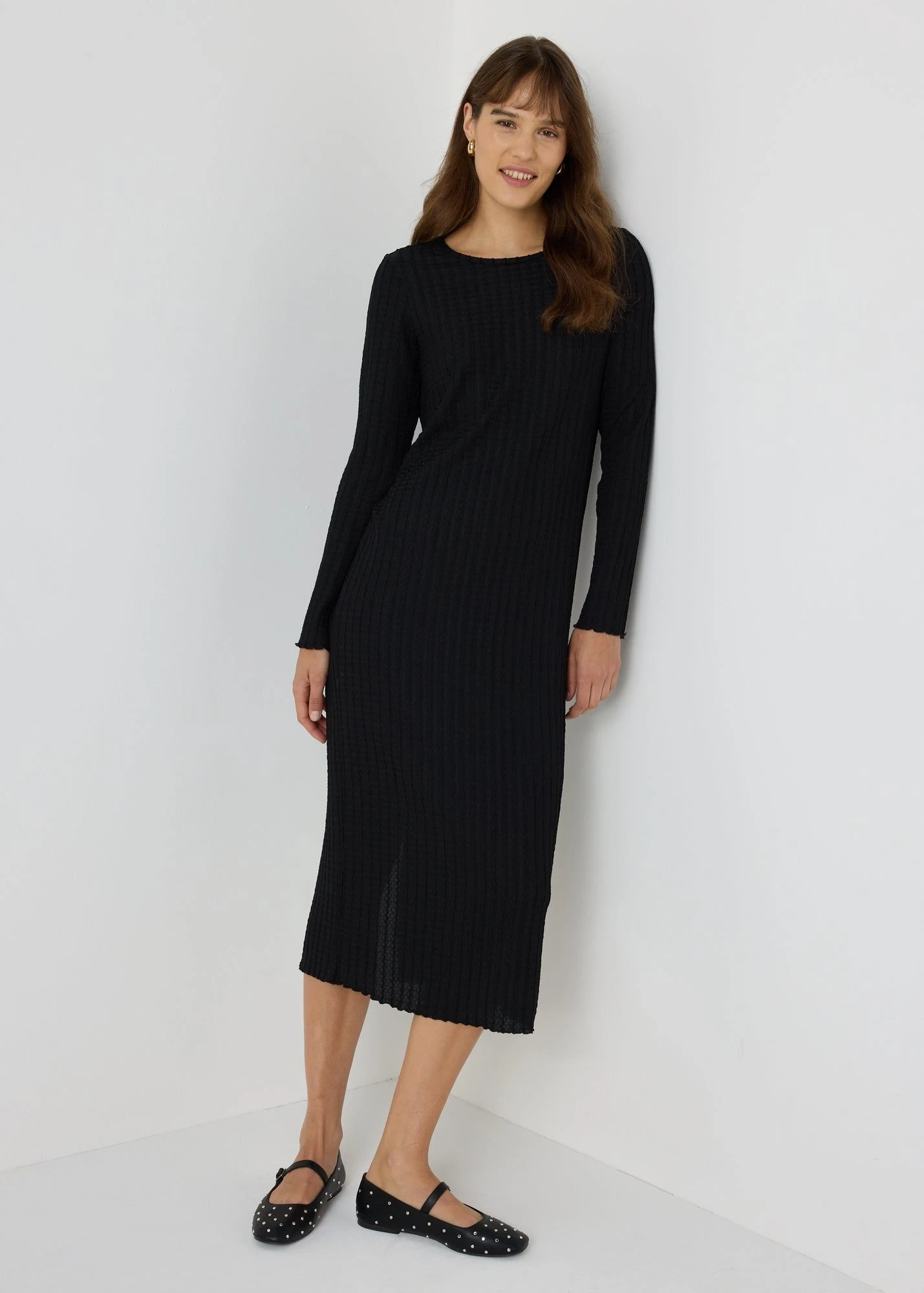 Buy Textu Midi Dress Online in UAE from Matalan