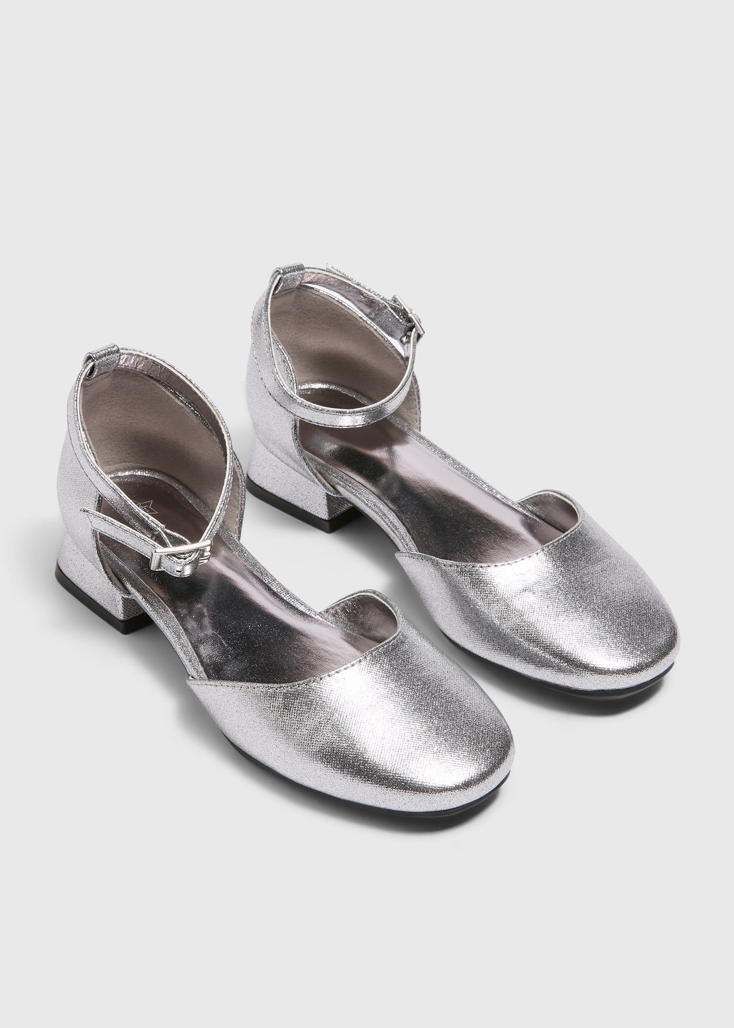 Buy Girls Heeled Party Shoes-Silver-29 Online in UAE from Matalan