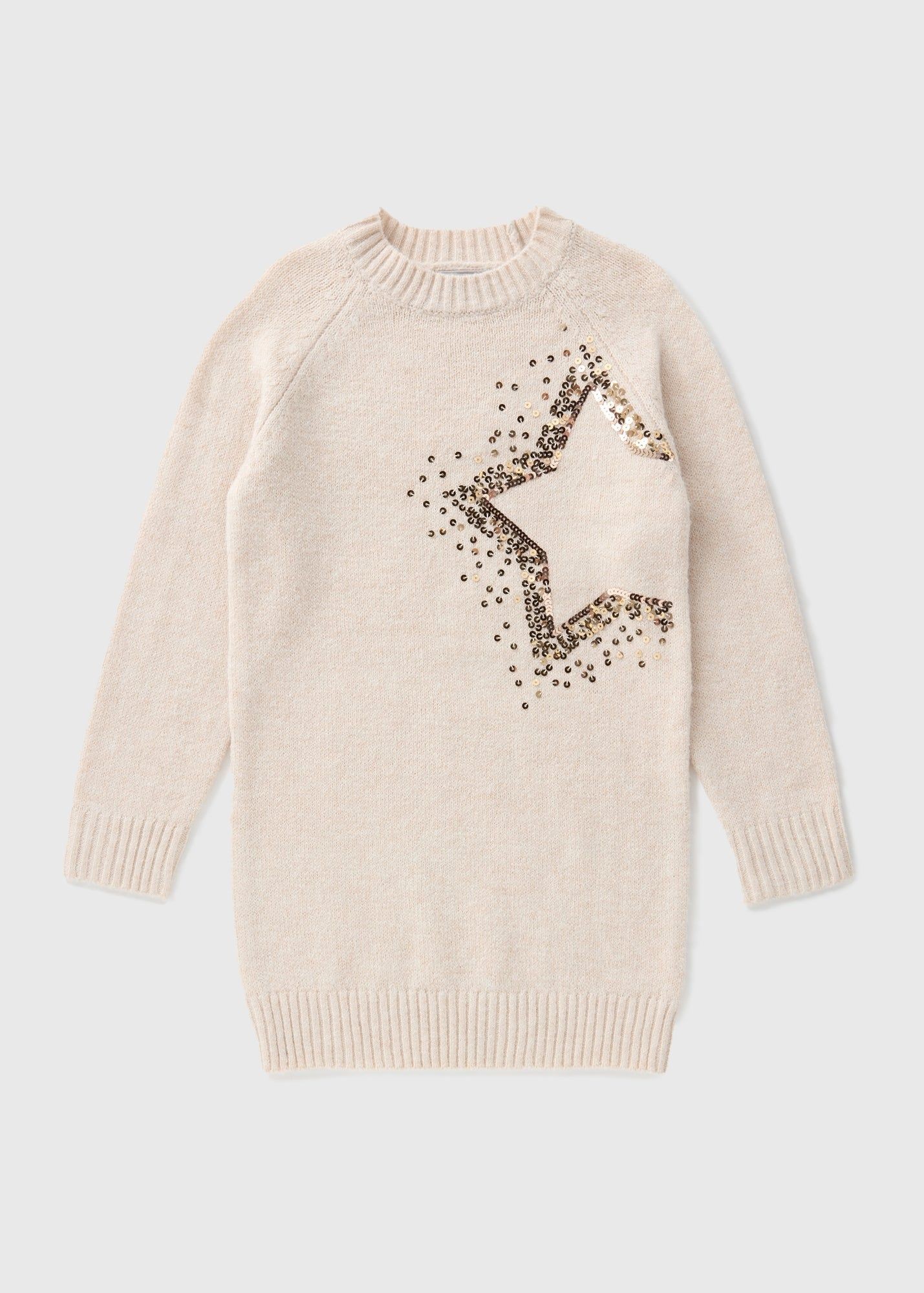 knitted star dress Jasmine white star-pattern knitted mini dress