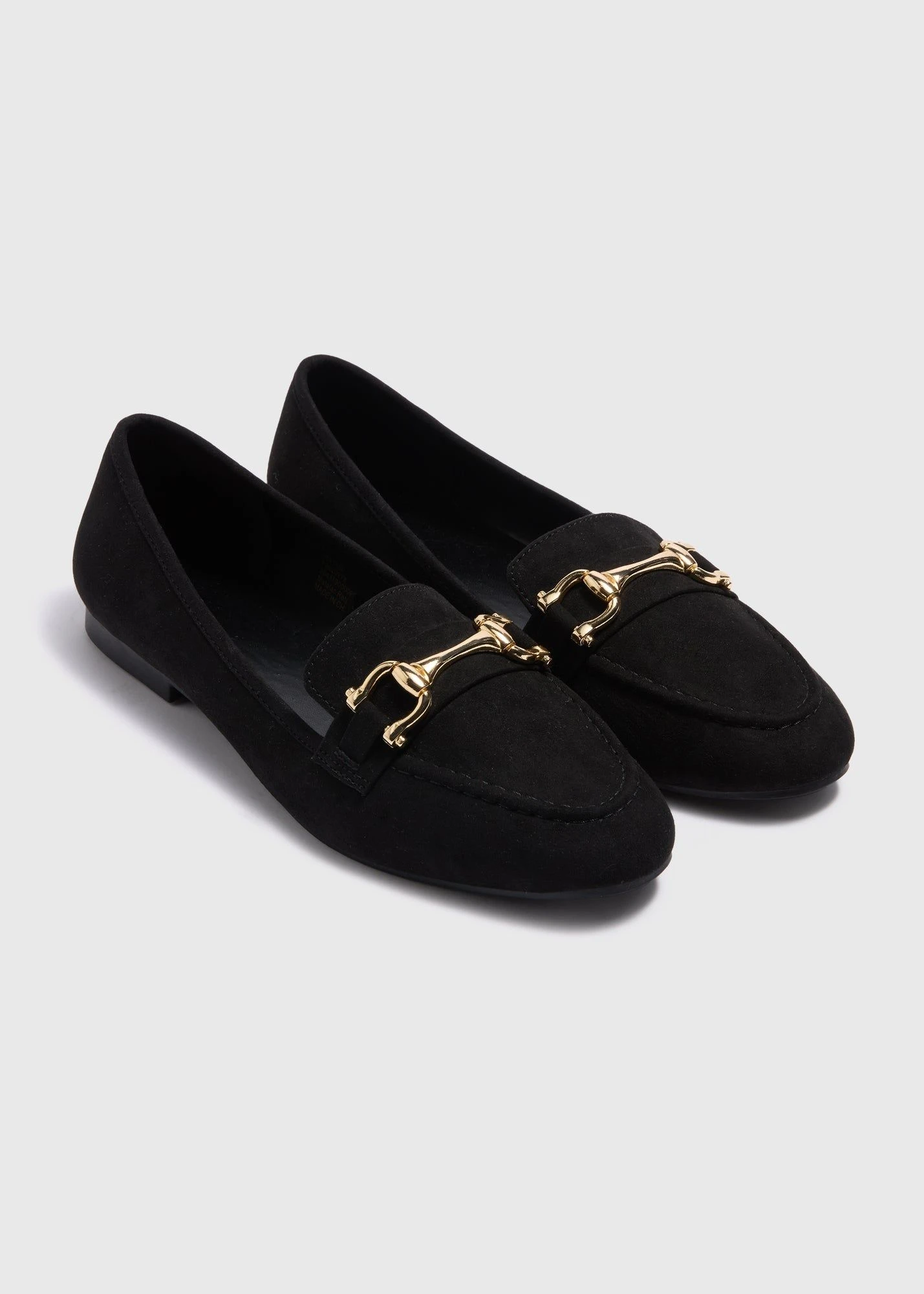 Buy Gold Stirrup Loafers -Black-5 Online in Oman from Matalan