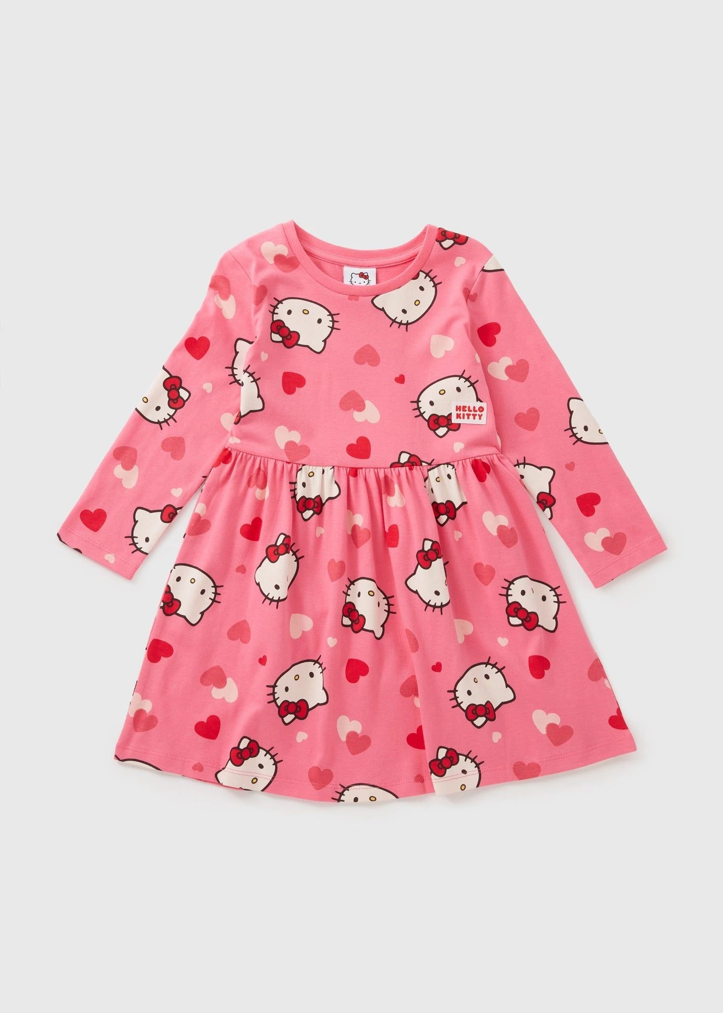 hello kitty long sleeve dress The Children's Place Girls Hello Kitty Sequin Sweatshirt Dress | Size 2XL (16) | Black