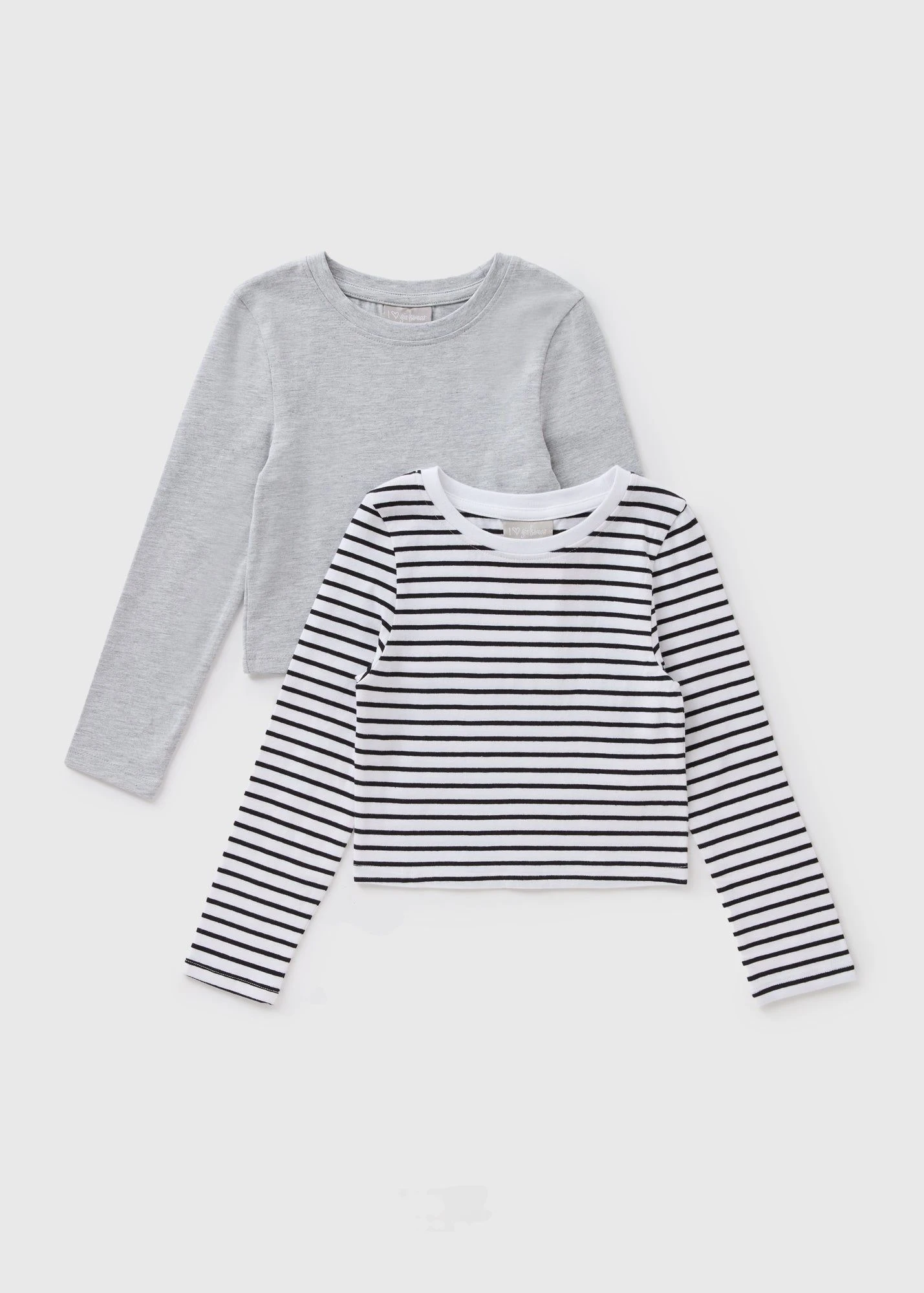 Buy Pack Girls Stripe Long Sleeve T-Shirts-Multi-11 Y Online in