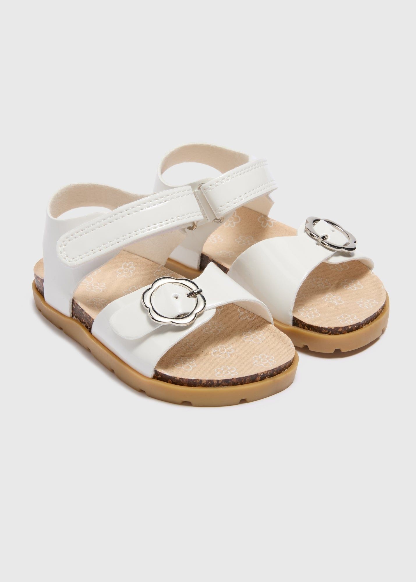 Buy Girls Buckle Sandals-White-23 Online in UAE from Matalan